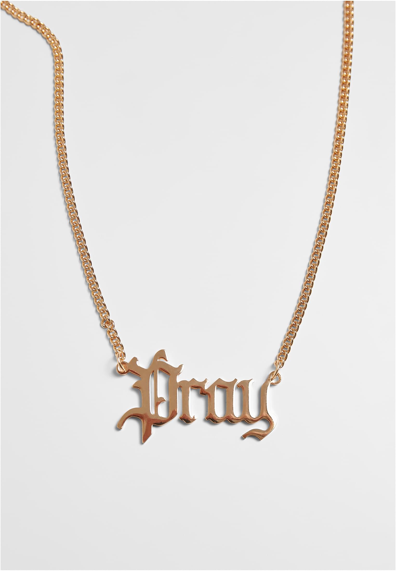 Pray Chunky Necklace gold one size - workoutbrands.com