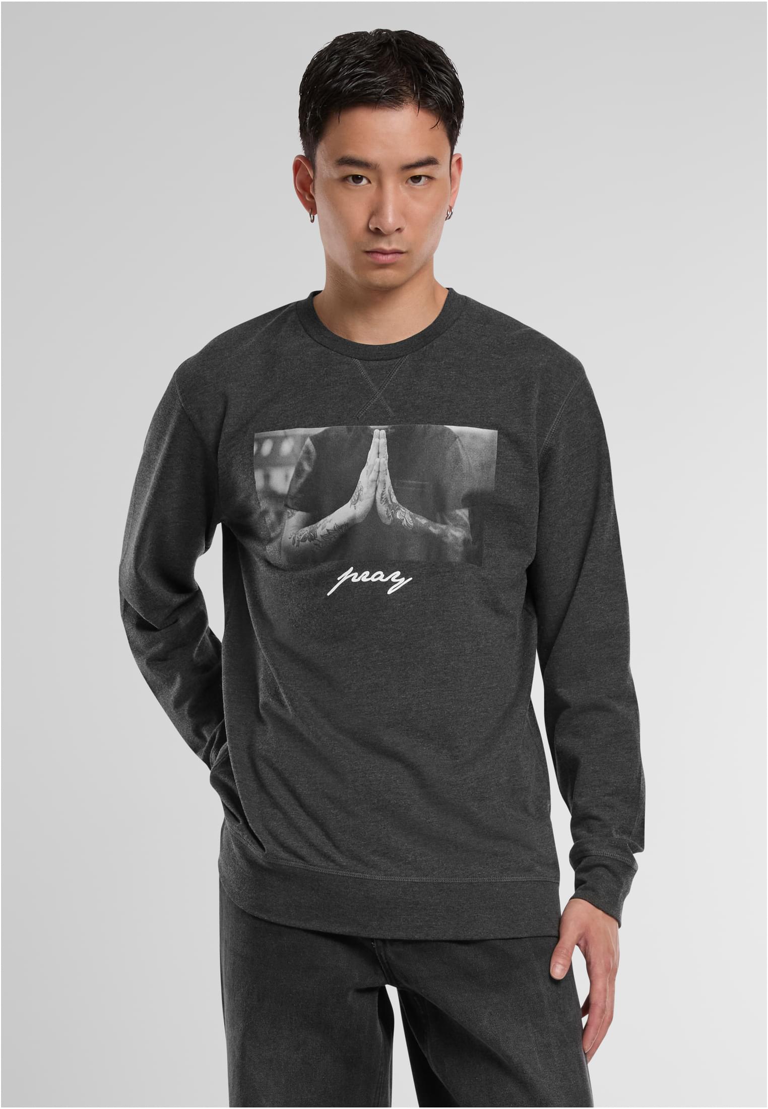 Pray Crewneck darksand XS - workoutbrands.com