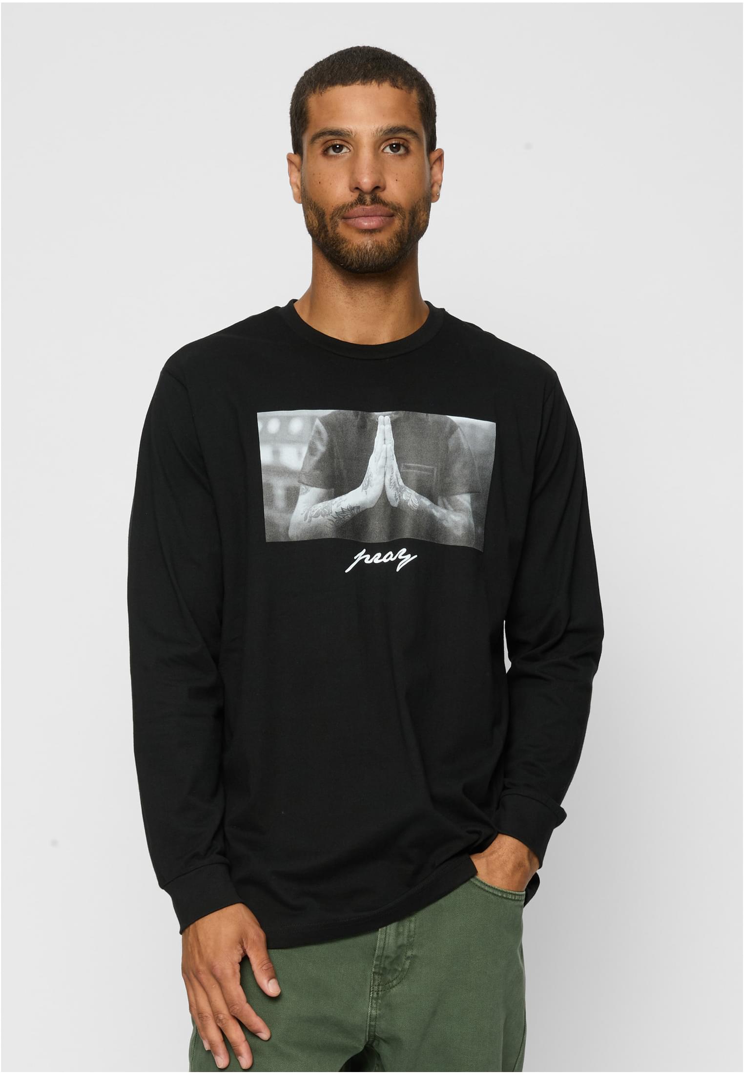 Pray Longsleeve white XXL - workoutbrands.com