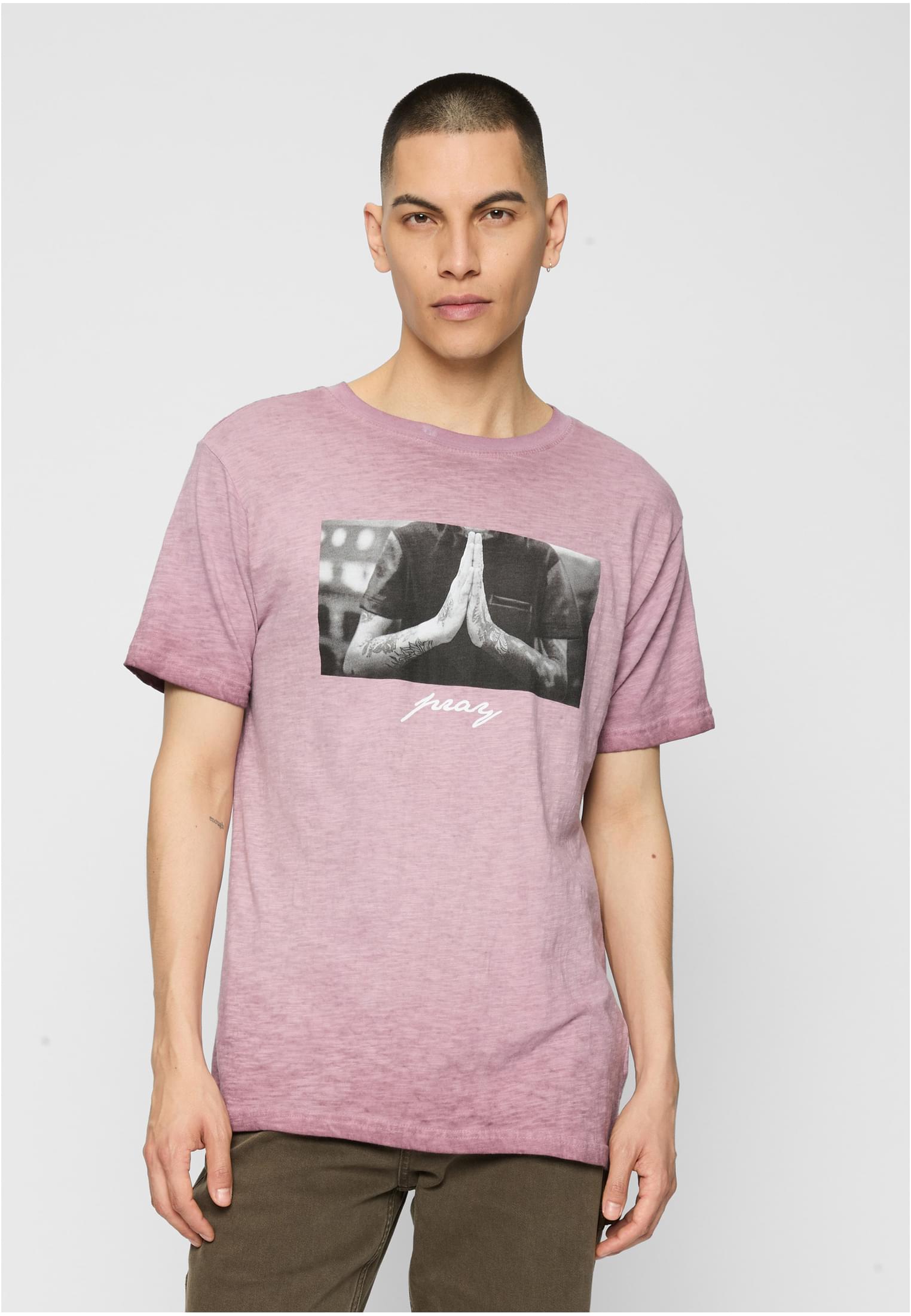 Pray Tee burgund XXL - workoutbrands.com