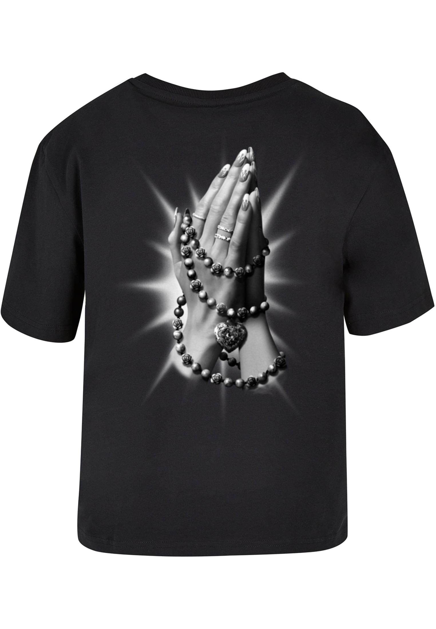 Praying Hands Tee white XXL - workoutbrands.com