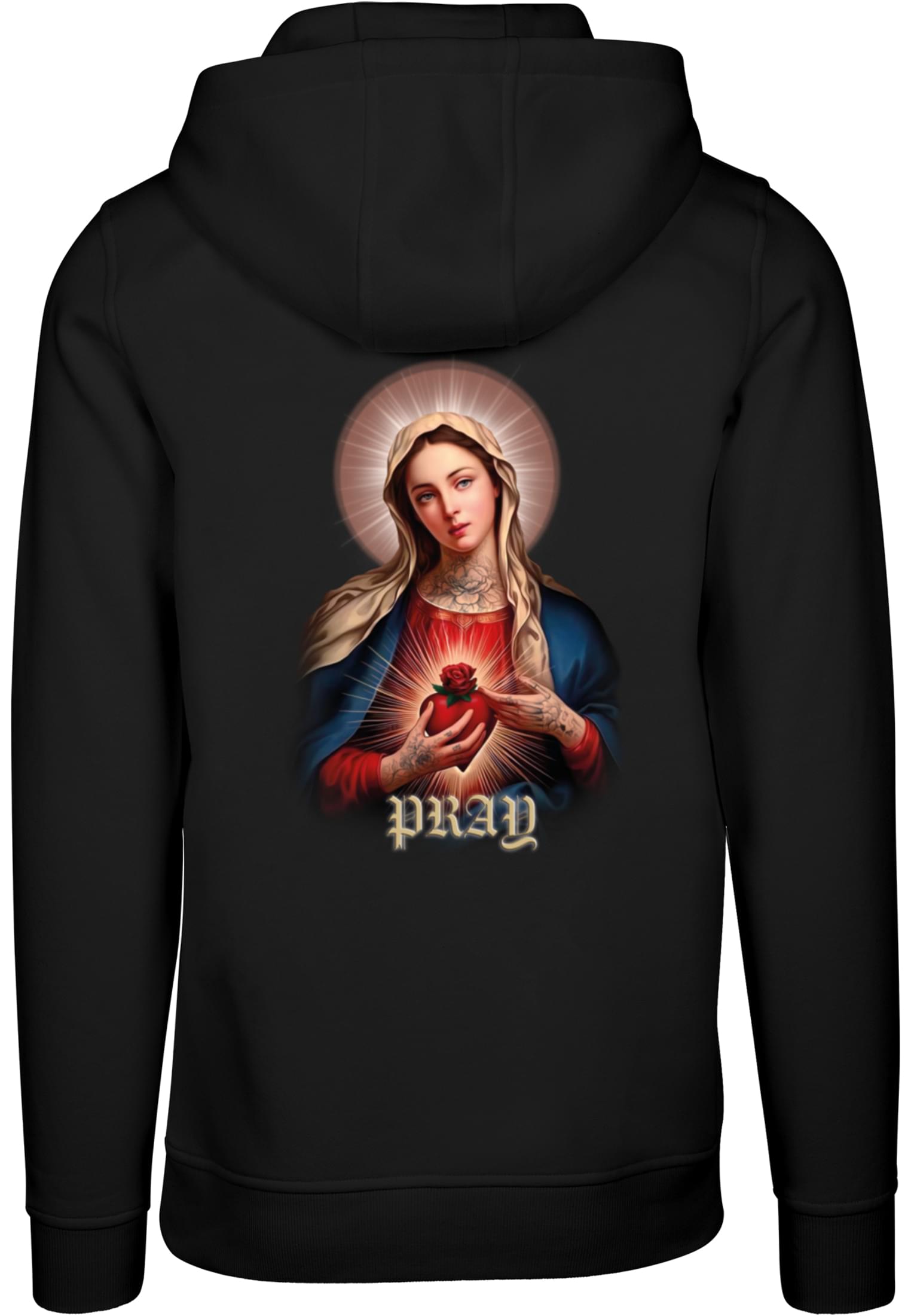Praying Mary Hoody black XXL - workoutbrands.com