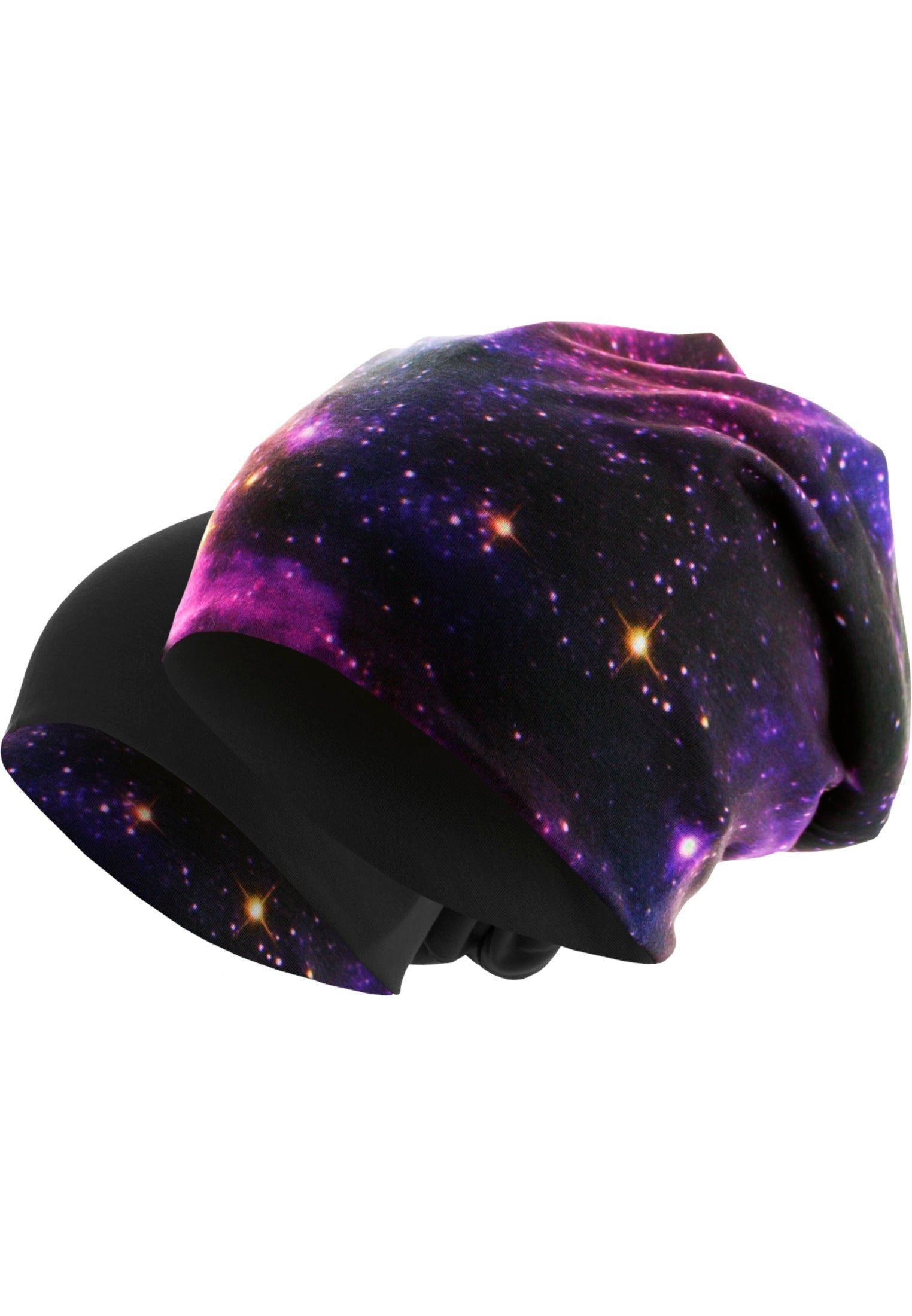 Printed Jersey Beanie galaxy/black one size - workoutbrands.com