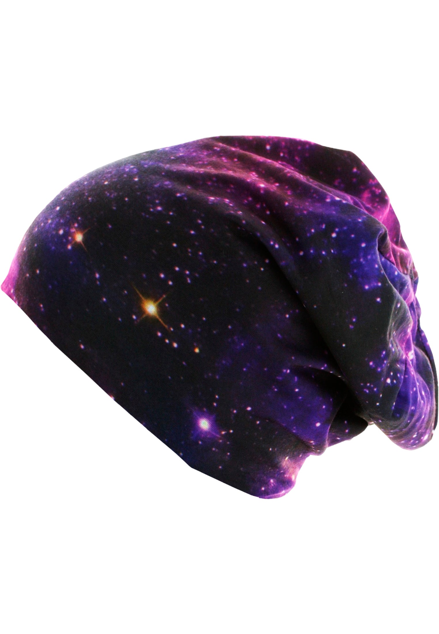 Printed Jersey Beanie galaxy/black one size - workoutbrands.com
