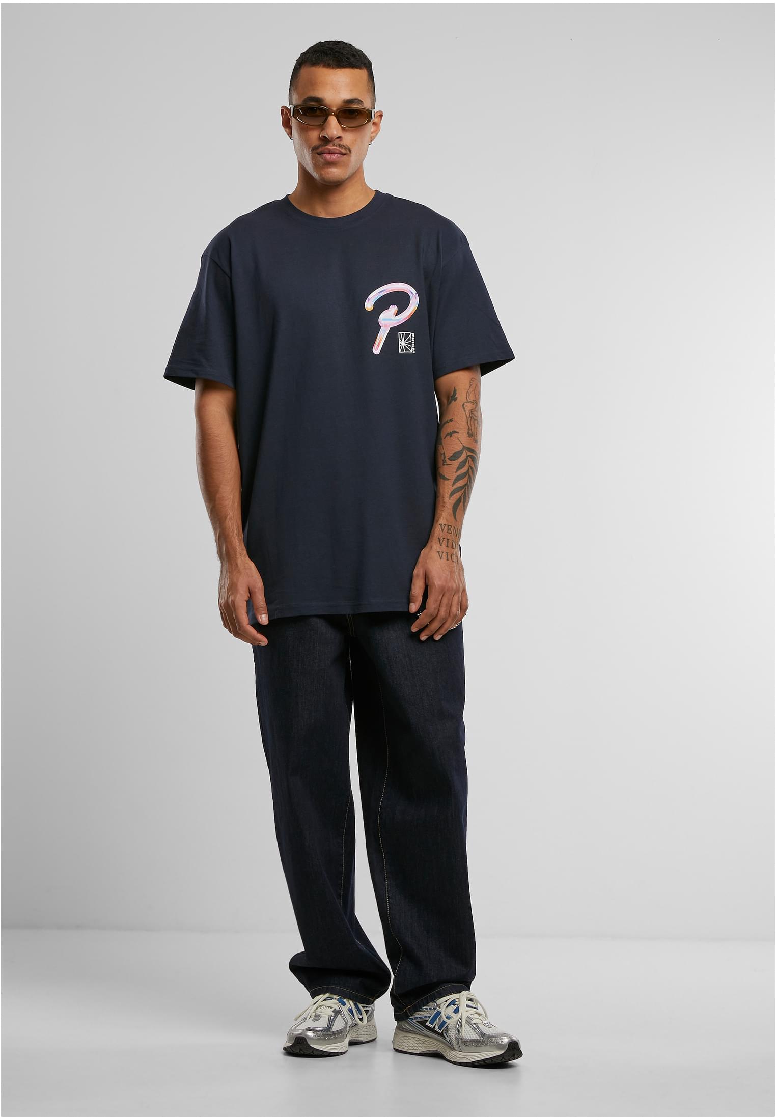 Prism Oversize Tee navy XXL - workoutbrands.com