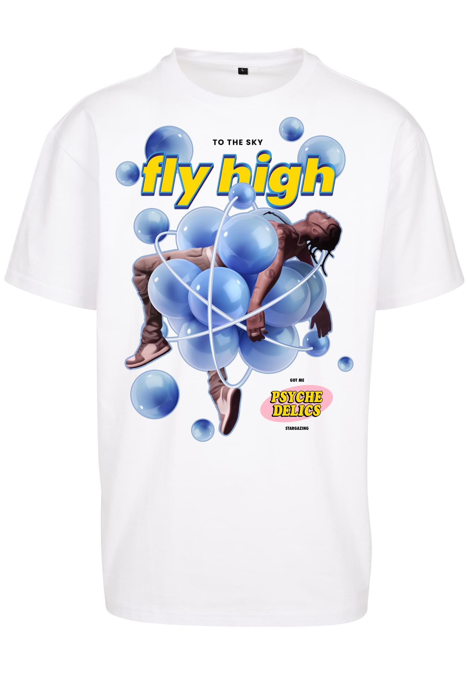 Psychadelic Oversize Tee softyellow XXL - workoutbrands.com