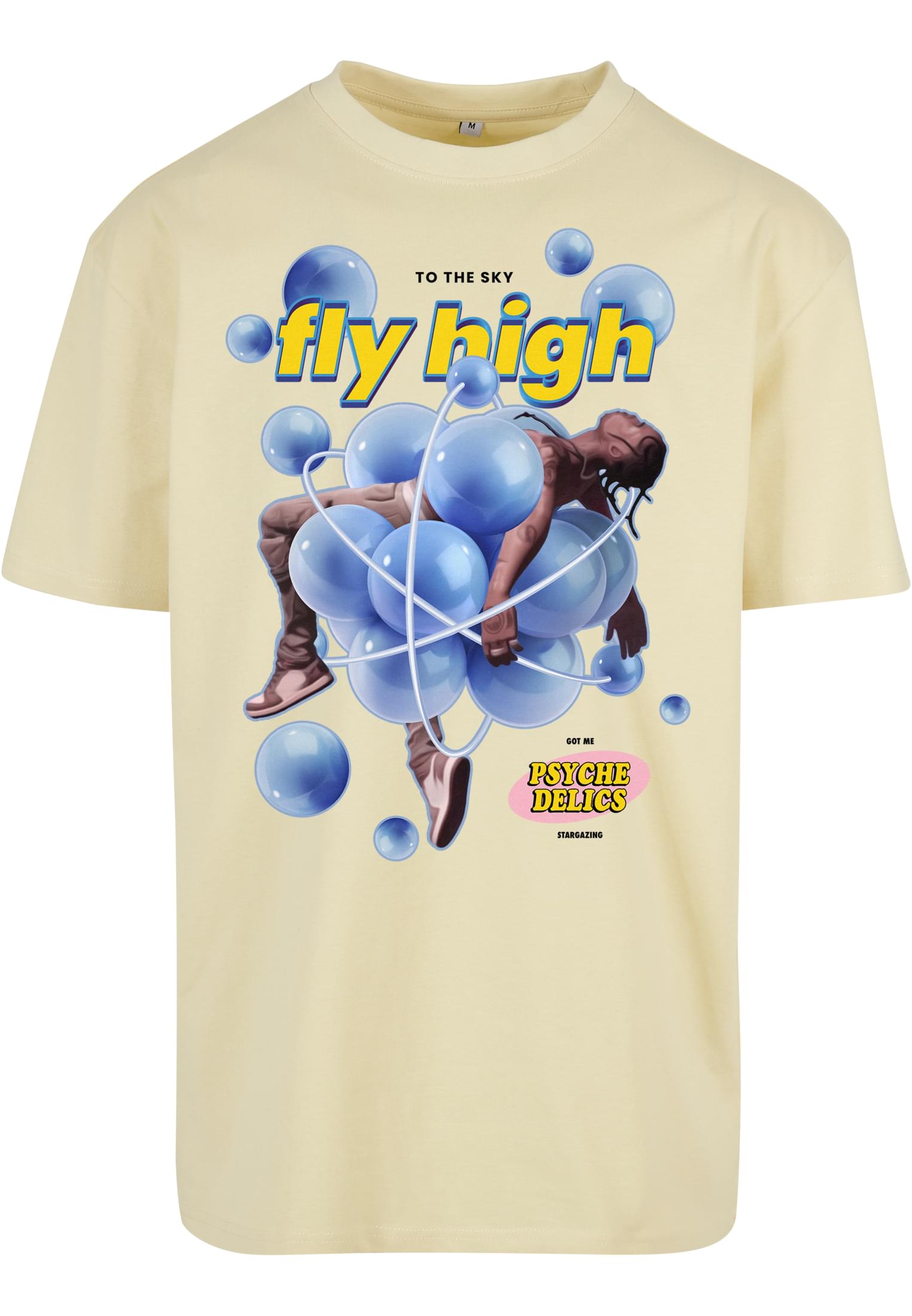Psychadelic Oversize Tee softyellow XXL - workoutbrands.com