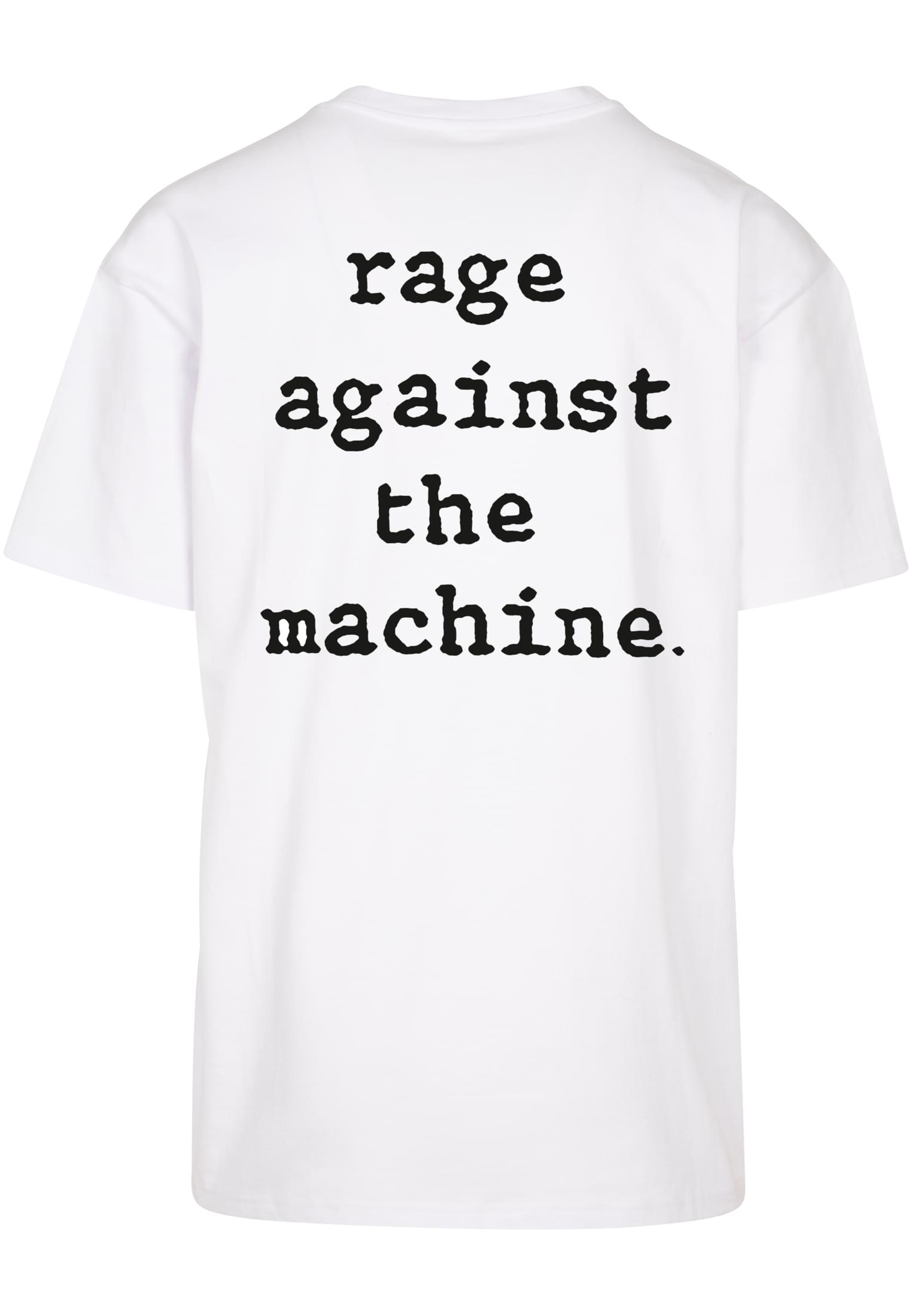 Rage Against the Machine Oversize Tee white XXL - workoutbrands.com