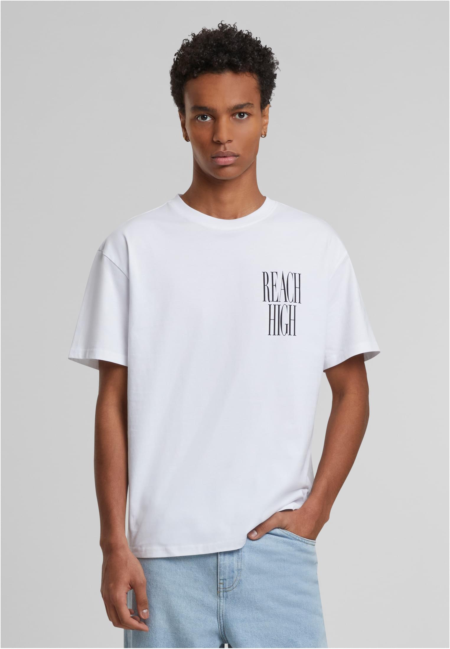 Reach High Oversize Tee white XXL - workoutbrands.com