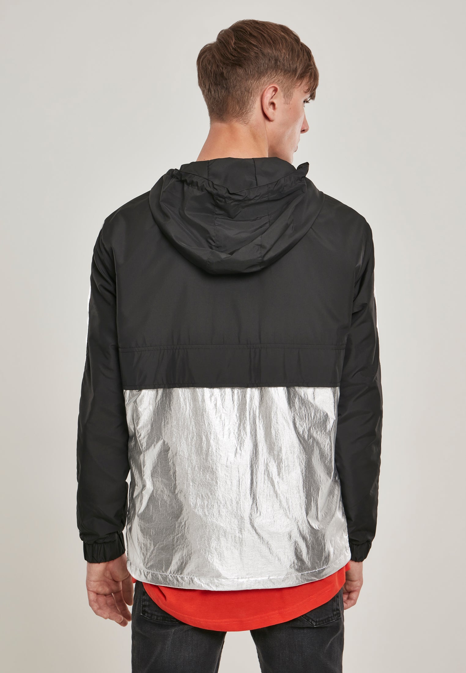 Reflective Mister Tee Windbreaker black XXL - workoutbrands.com