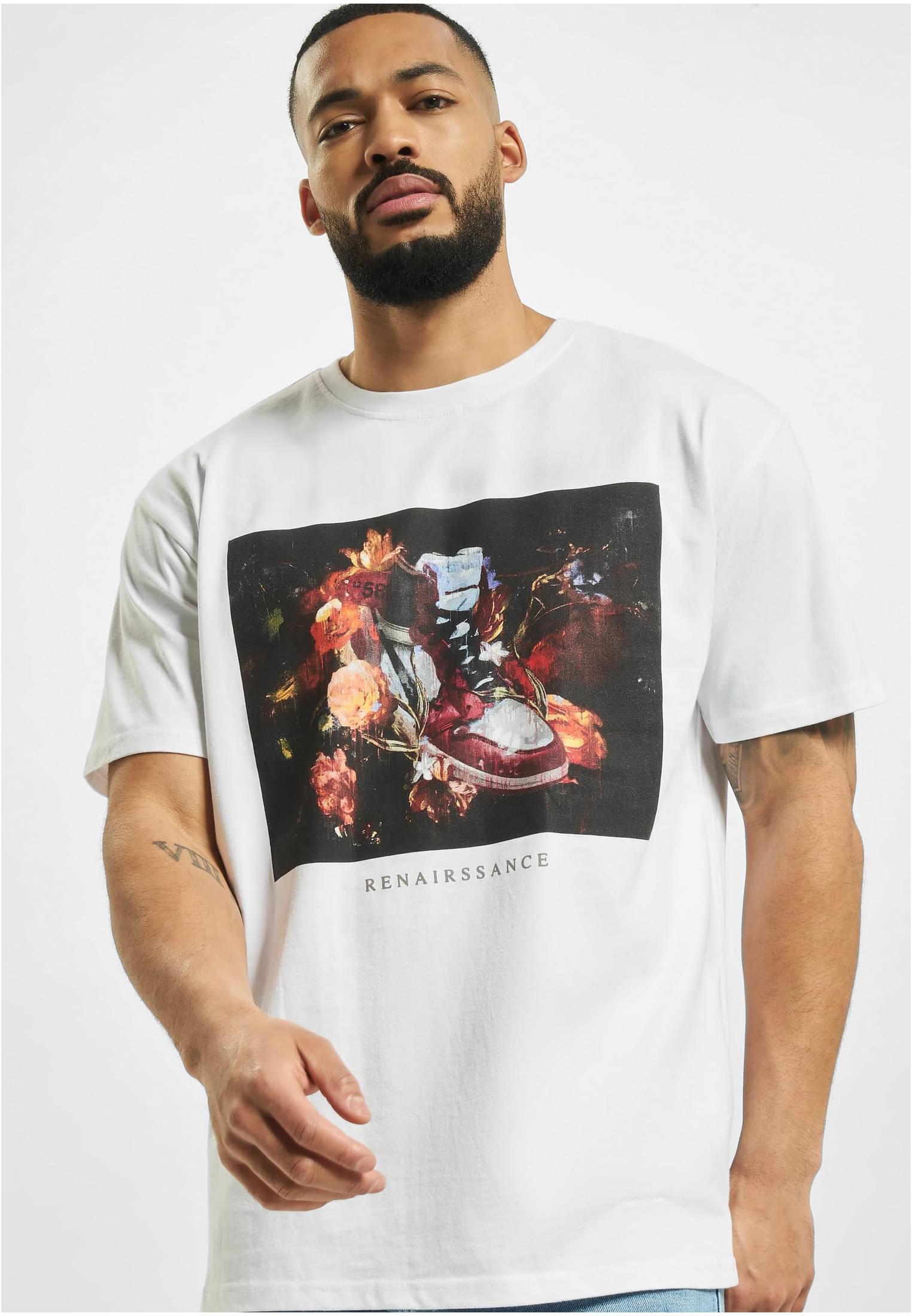 Renairssance Painting Oversize Tee white XXL - workoutbrands.com