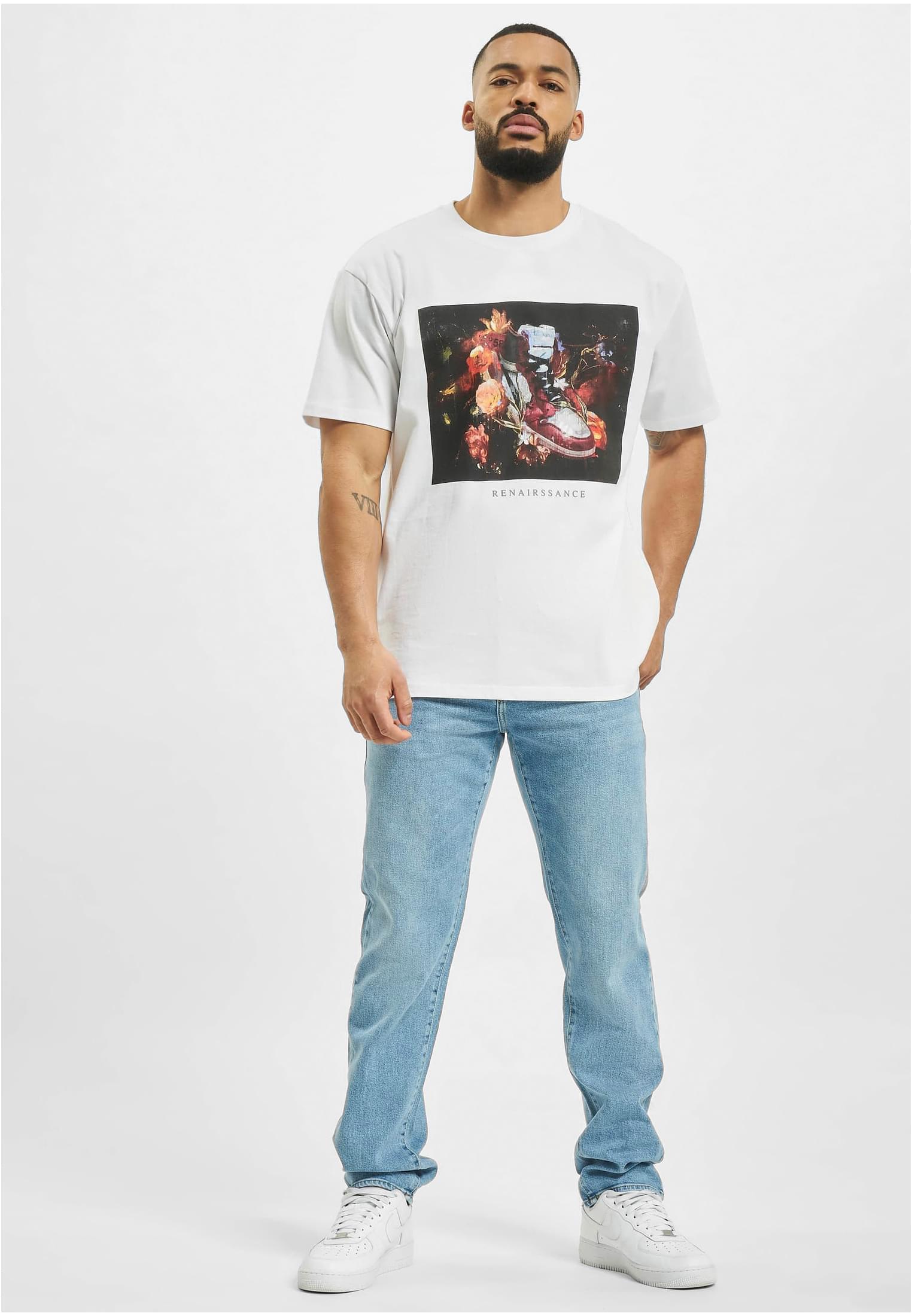 Renairssance Painting Oversize Tee white XXL - workoutbrands.com