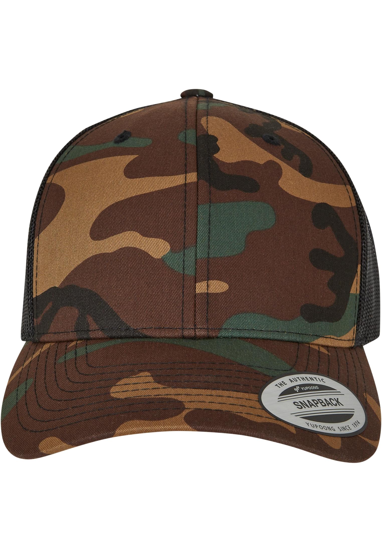 Retro Trucker Camo Snapback One Size - workoutbrands.com