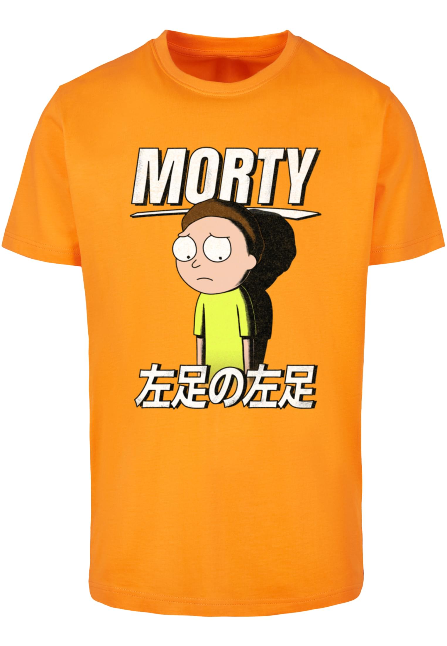 Rick and Morty Sad Morty Tee paradise orange XXL - workoutbrands.com