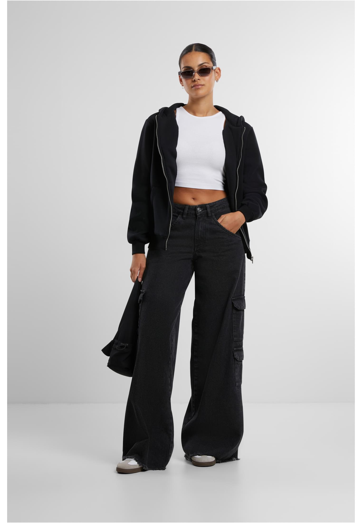 Romantic Dreamers Ladies Fluffy Zip Hoody whitesand XXL - workoutbrands.com