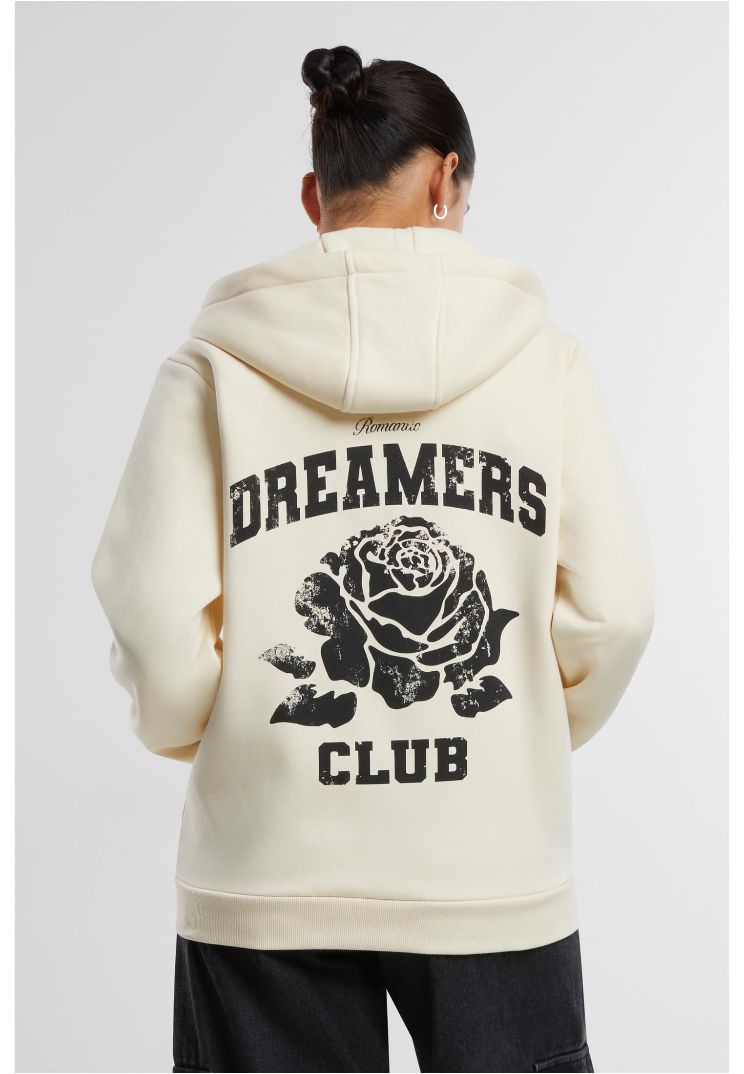 Romantic Dreamers Ladies Fluffy Zip Hoody whitesand XXL - workoutbrands.com