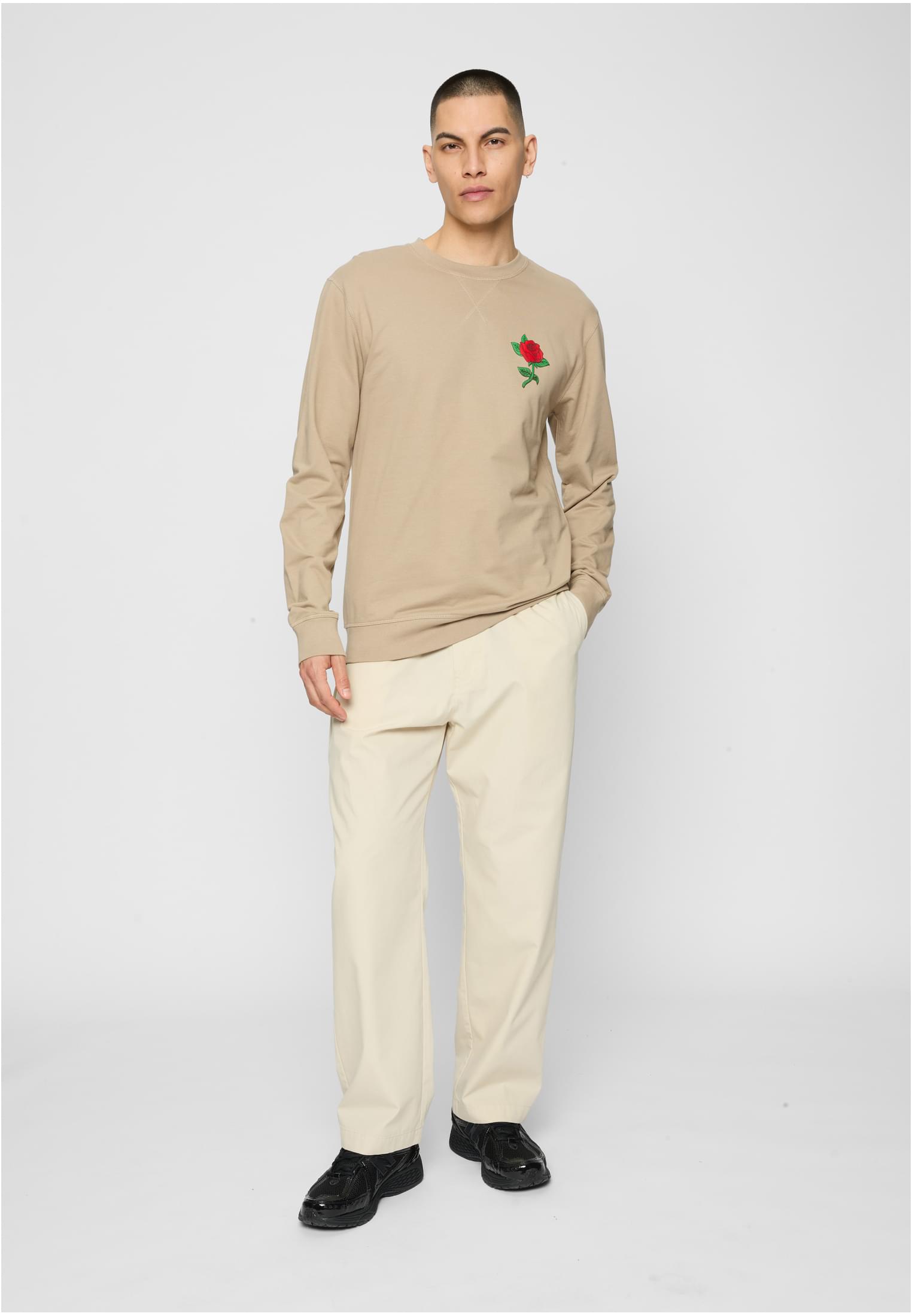 Rose Crewneck darksand XS - workoutbrands.com