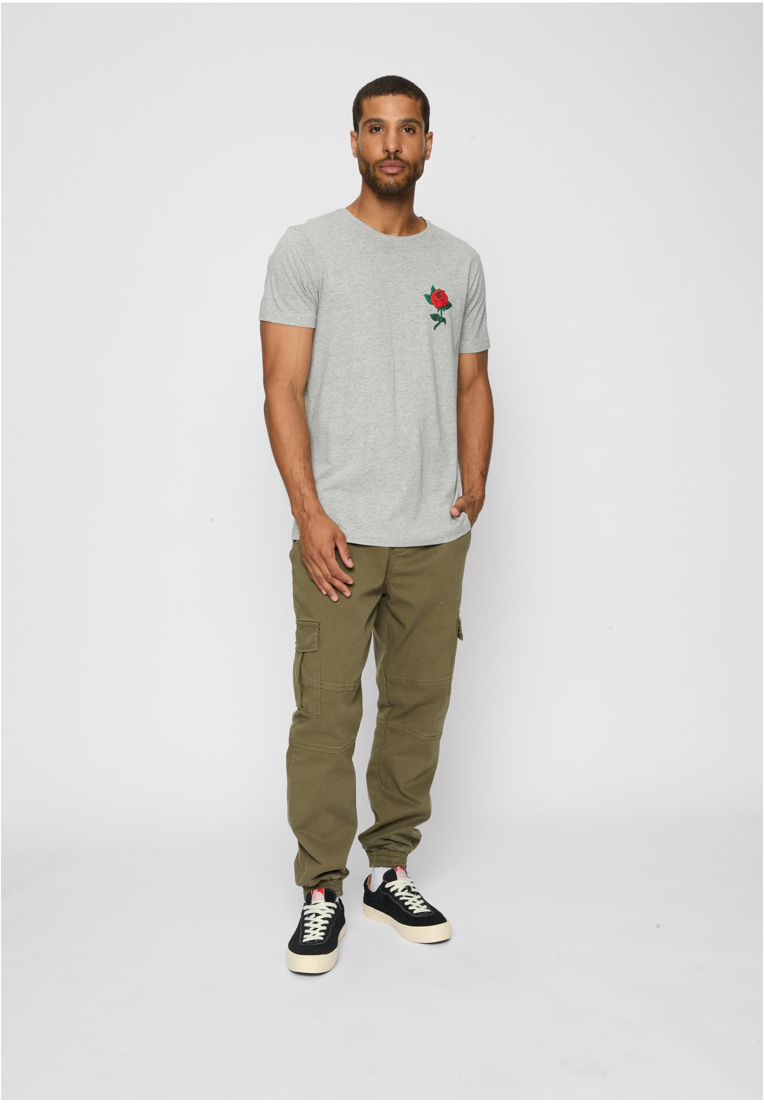 Rose Tee heather grey XXL - workoutbrands.com