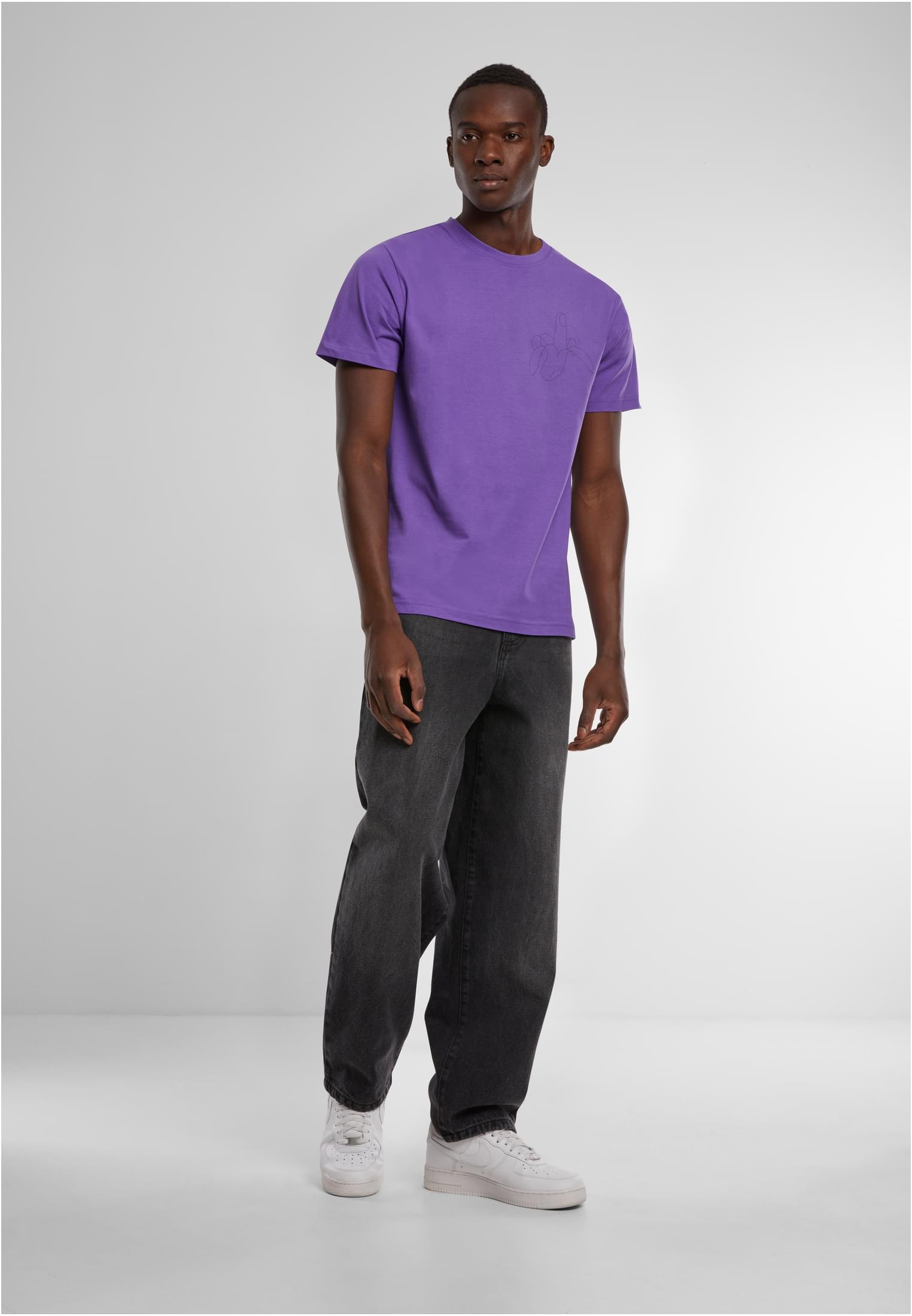 Rude Banana Tee T-Shirt Round Neck lilac XXL - workoutbrands.com