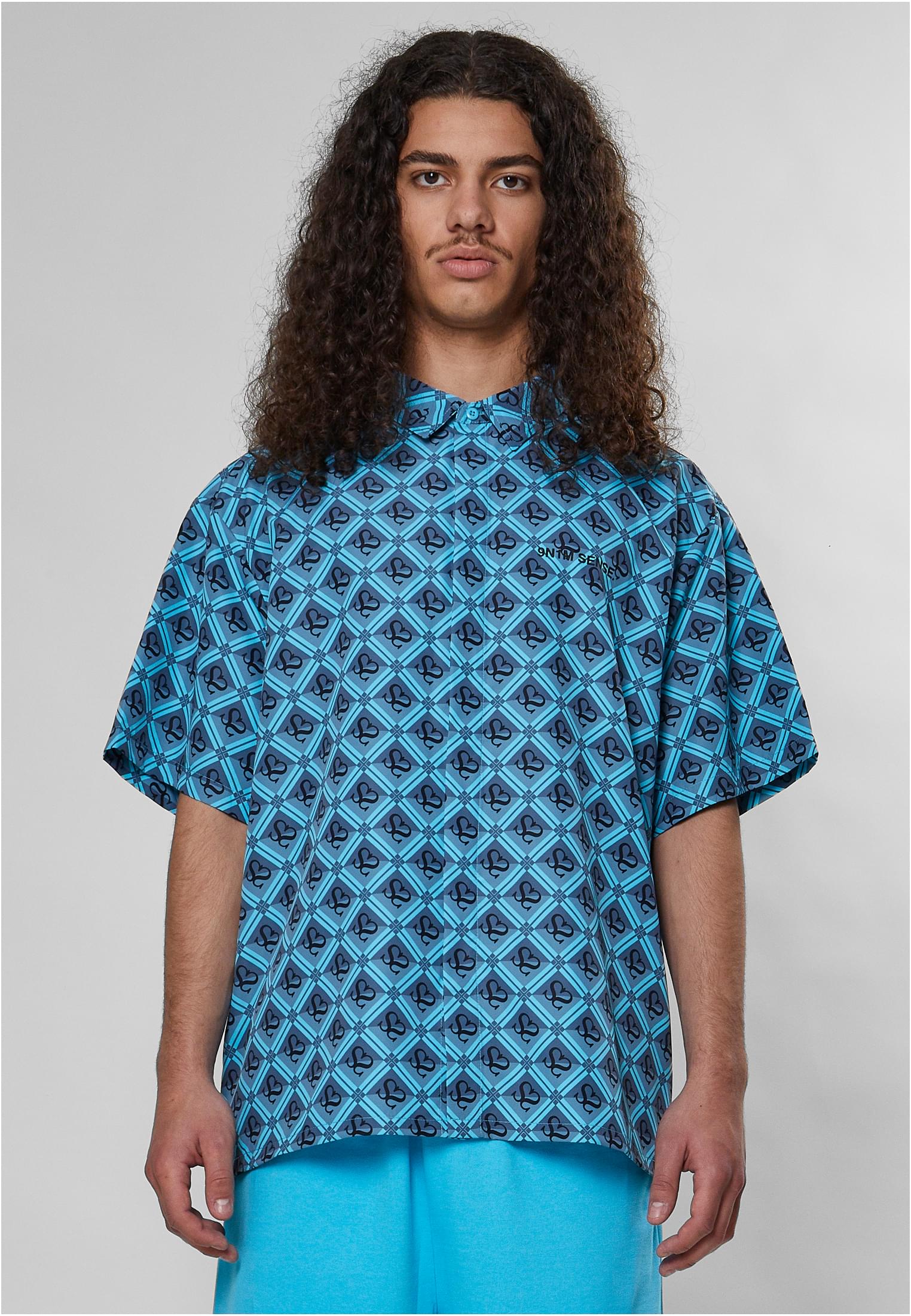 Sense All Over Monogram Print Shirt