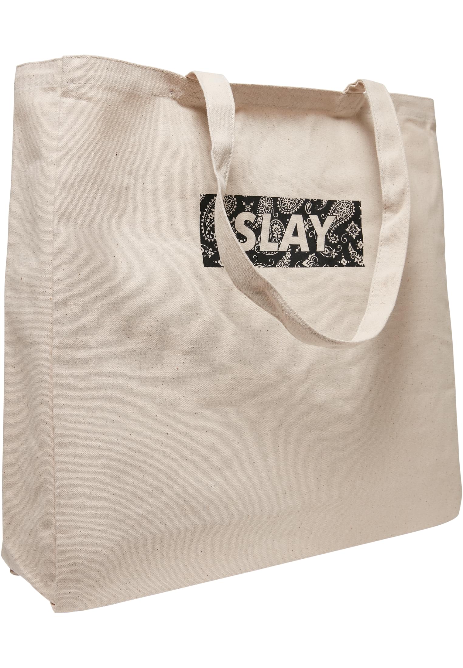 SLAY Oversize Canvas Tote Bag offwhite one size - workoutbrands.com