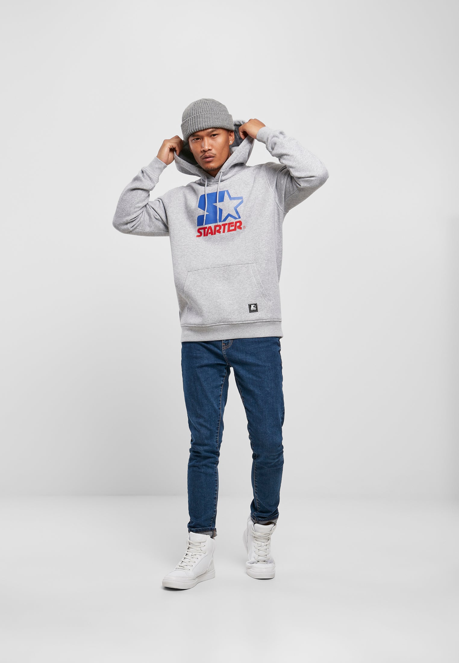 Felpa con cappuccio con logo bicolore SBL Starter