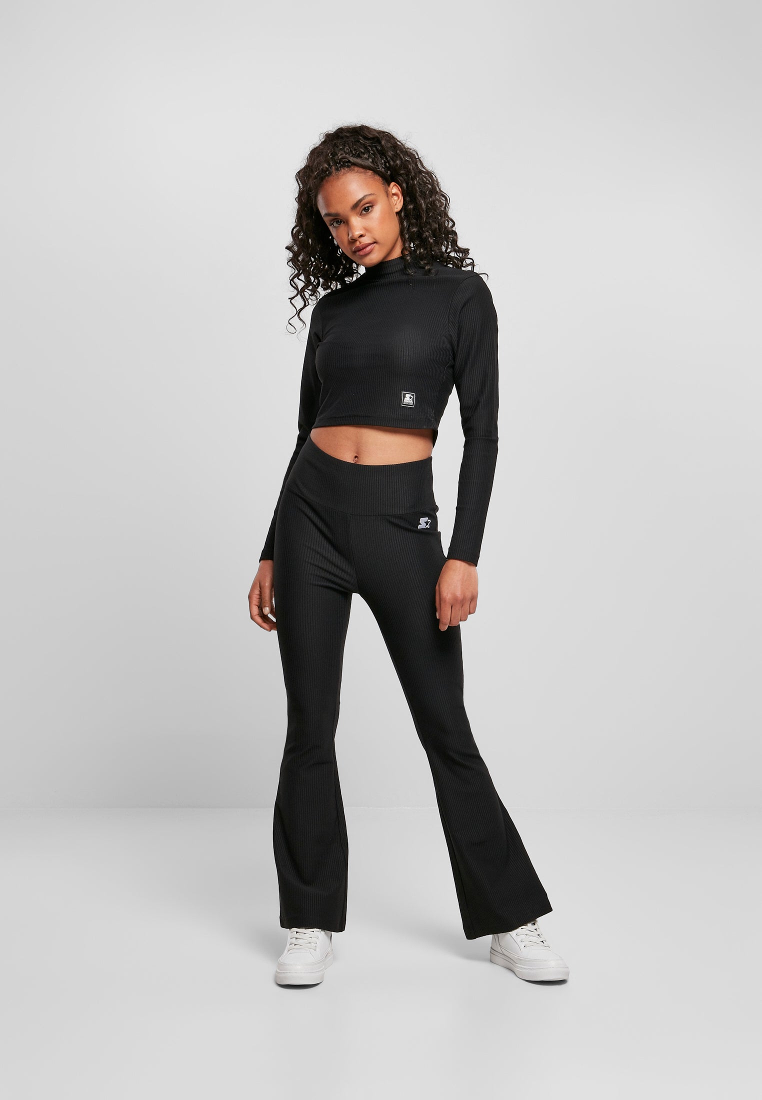 SBL Starter Cropped Stretch Rib Turtleneck Longsleeve