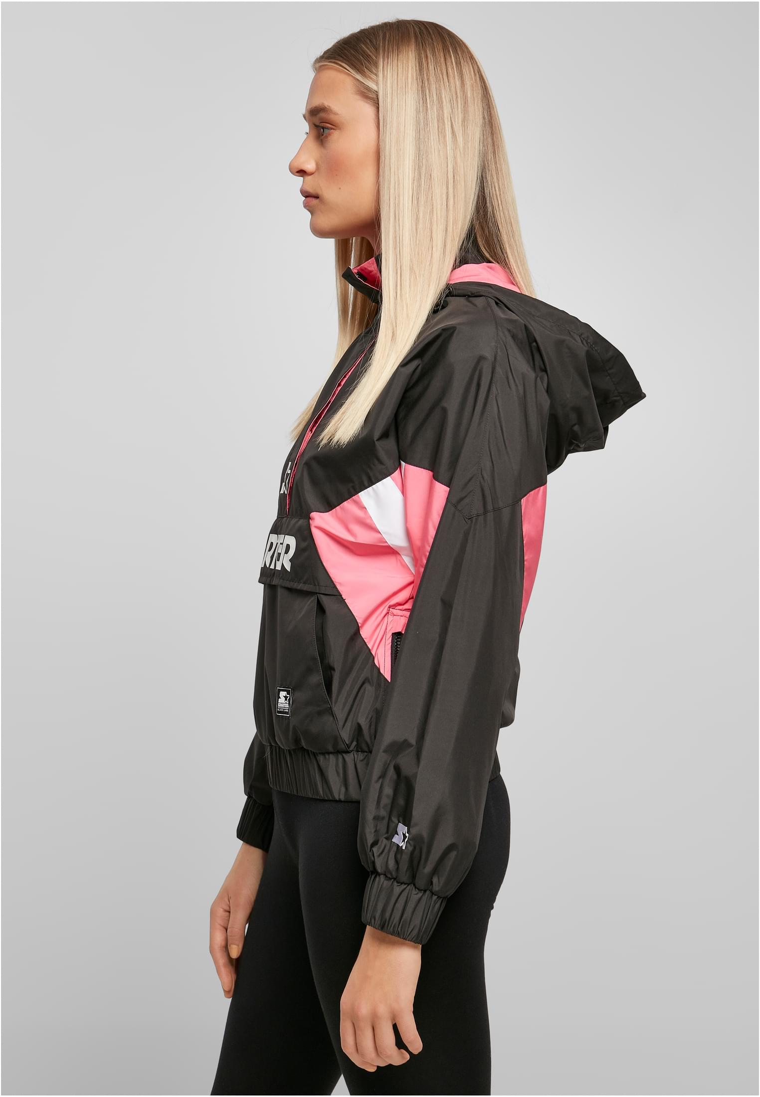 Giacca a vento SBL Starter Colorblock con mezza zip