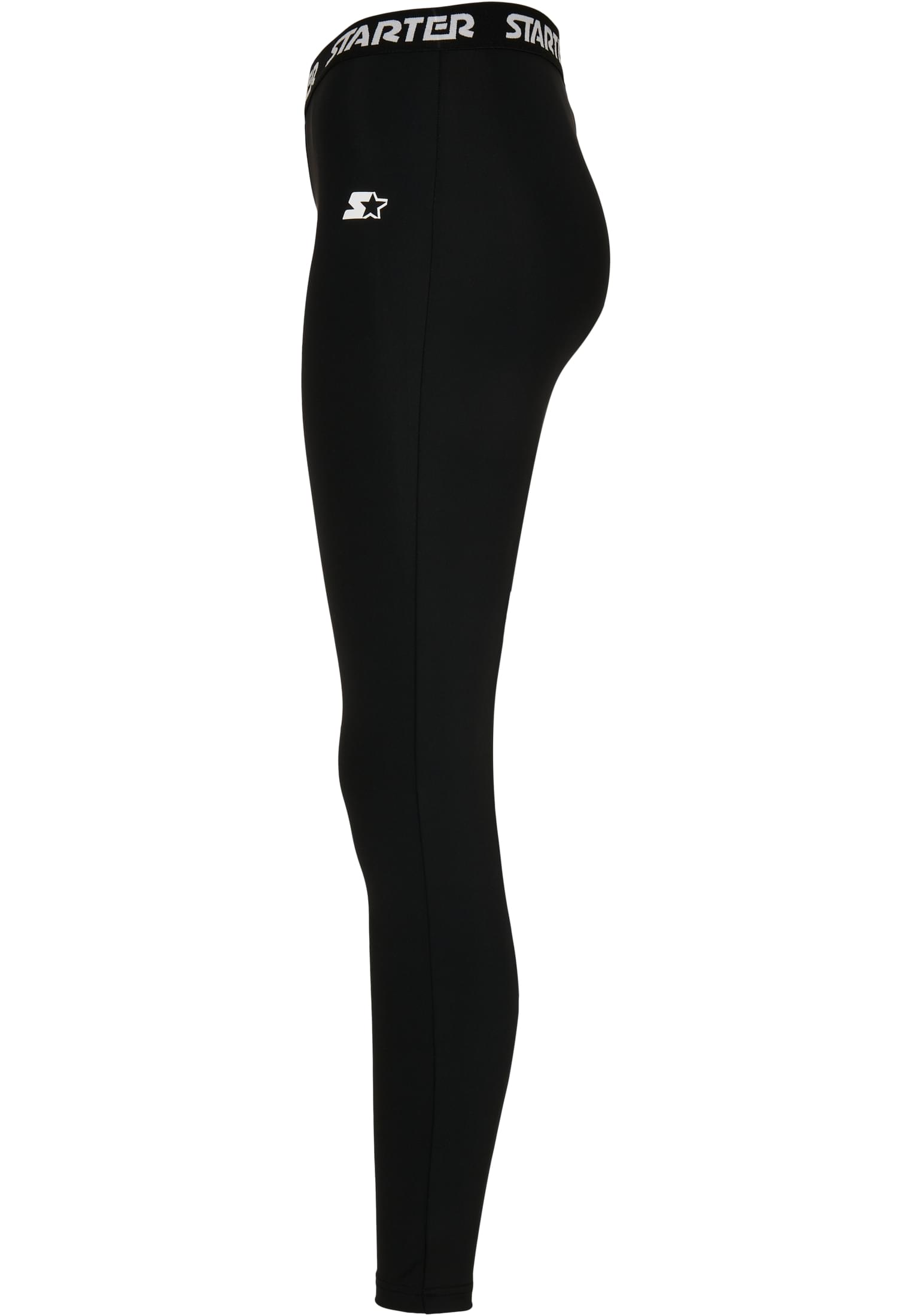 Leggings con nastro logo Starter da donna neri XS
