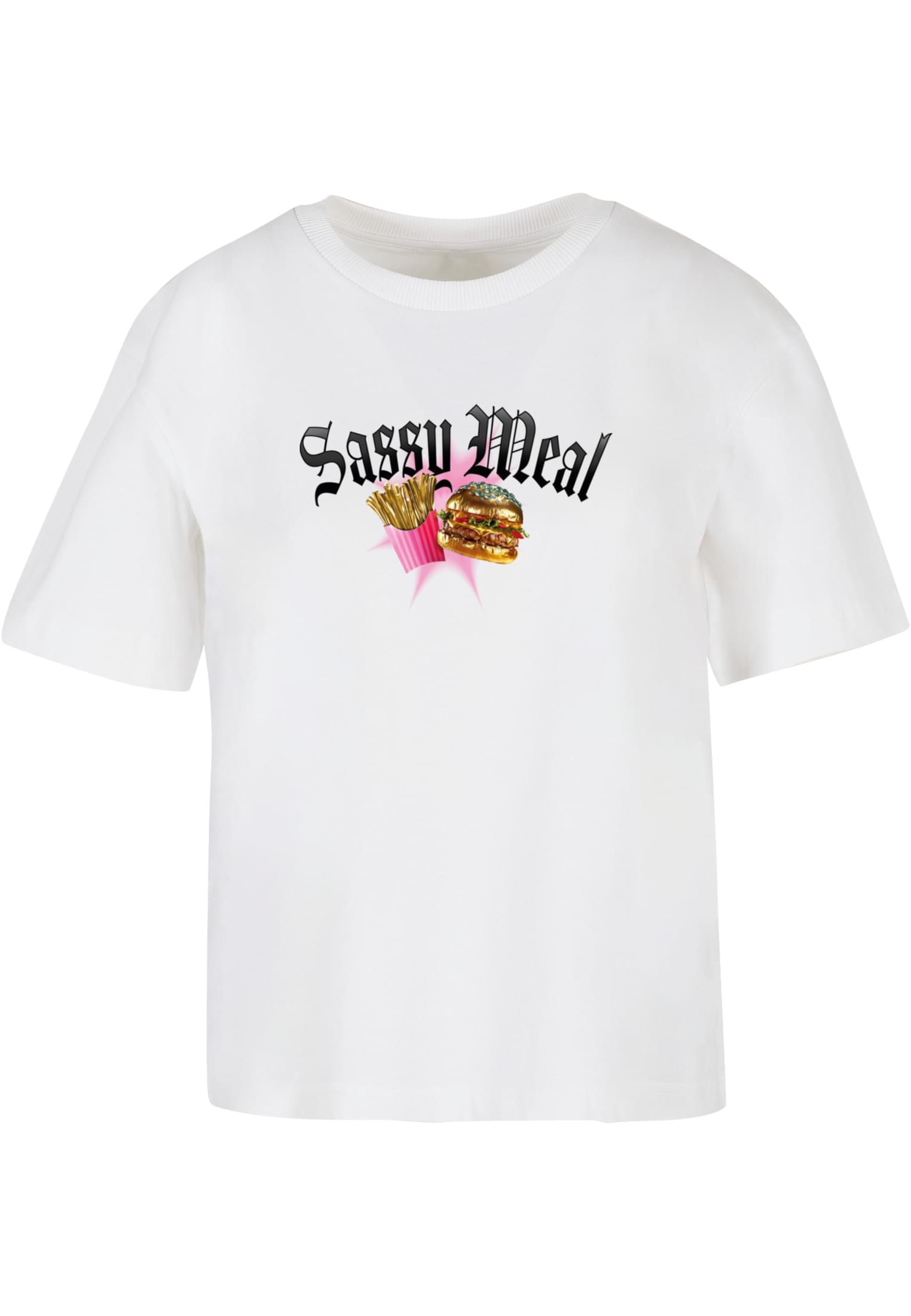 Sassy Meal Tee white XXL - workoutbrands.com
