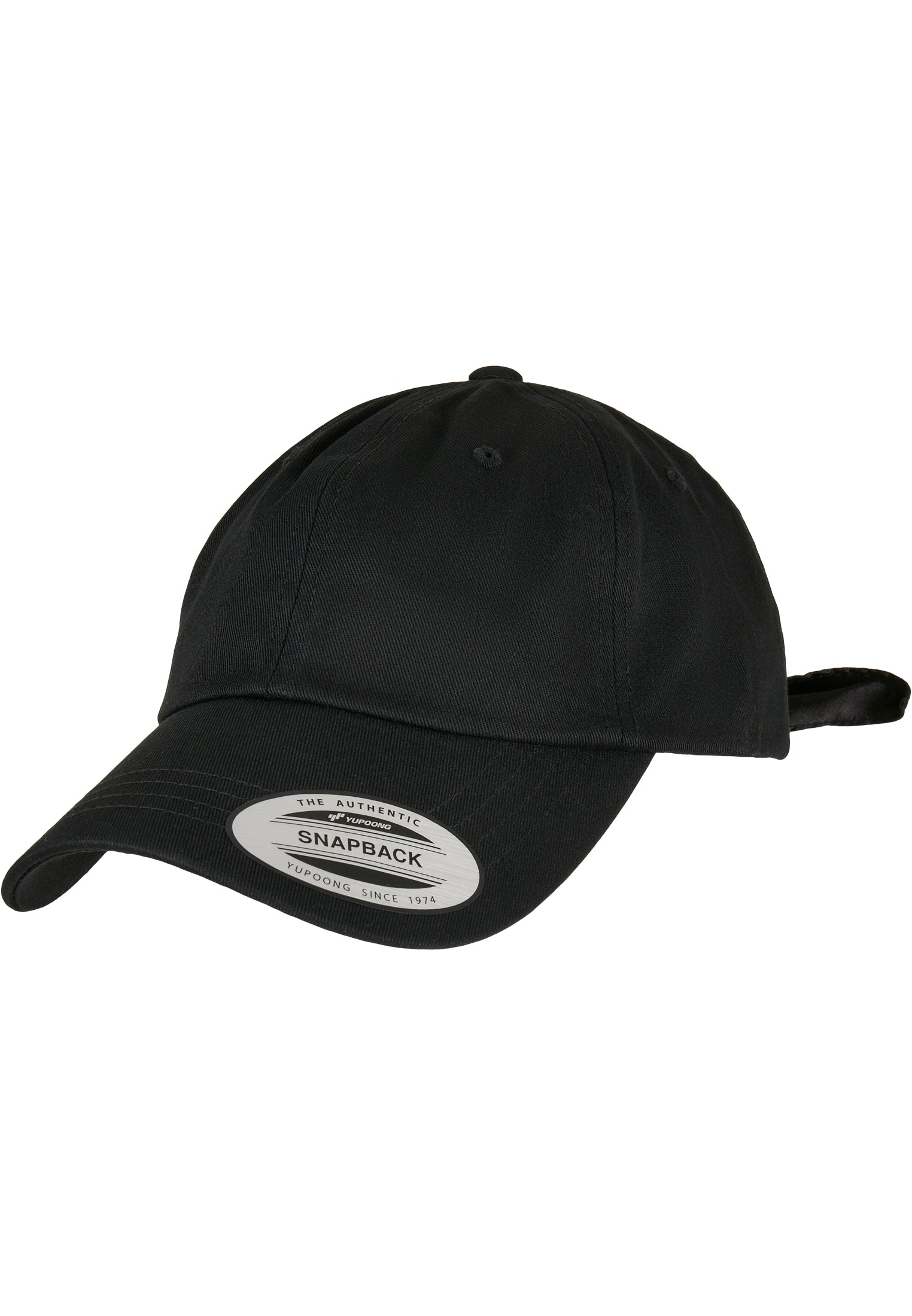 Satin Bow Dad Cap Snapback One Size - workoutbrands.com