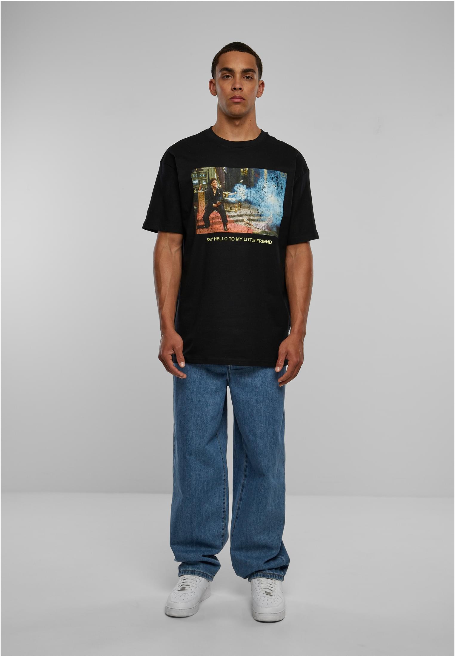 Scarface Little Friend Oversize Tee black XXL - workoutbrands.com