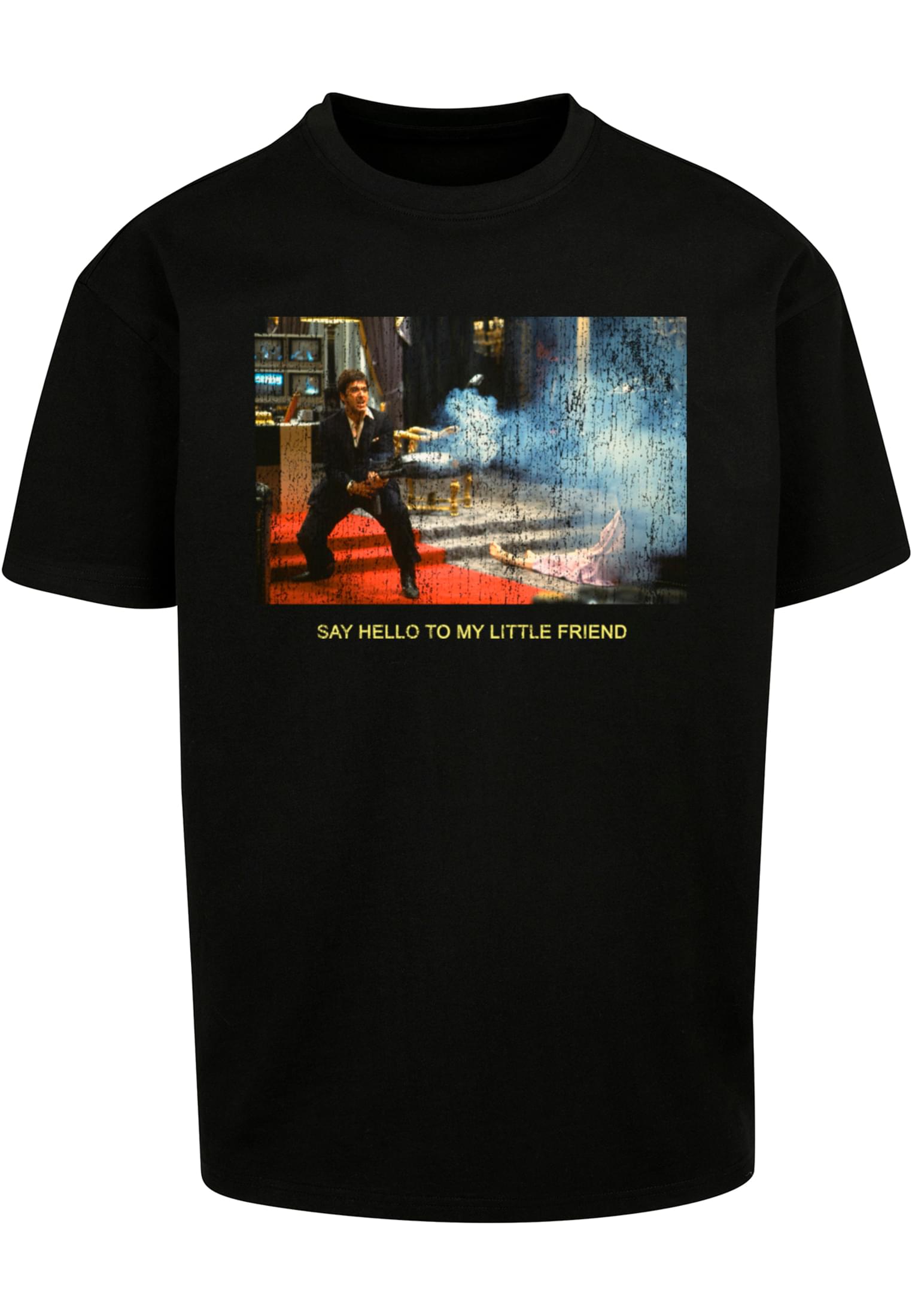 Scarface Little Friend Oversize Tee black XXL - workoutbrands.com