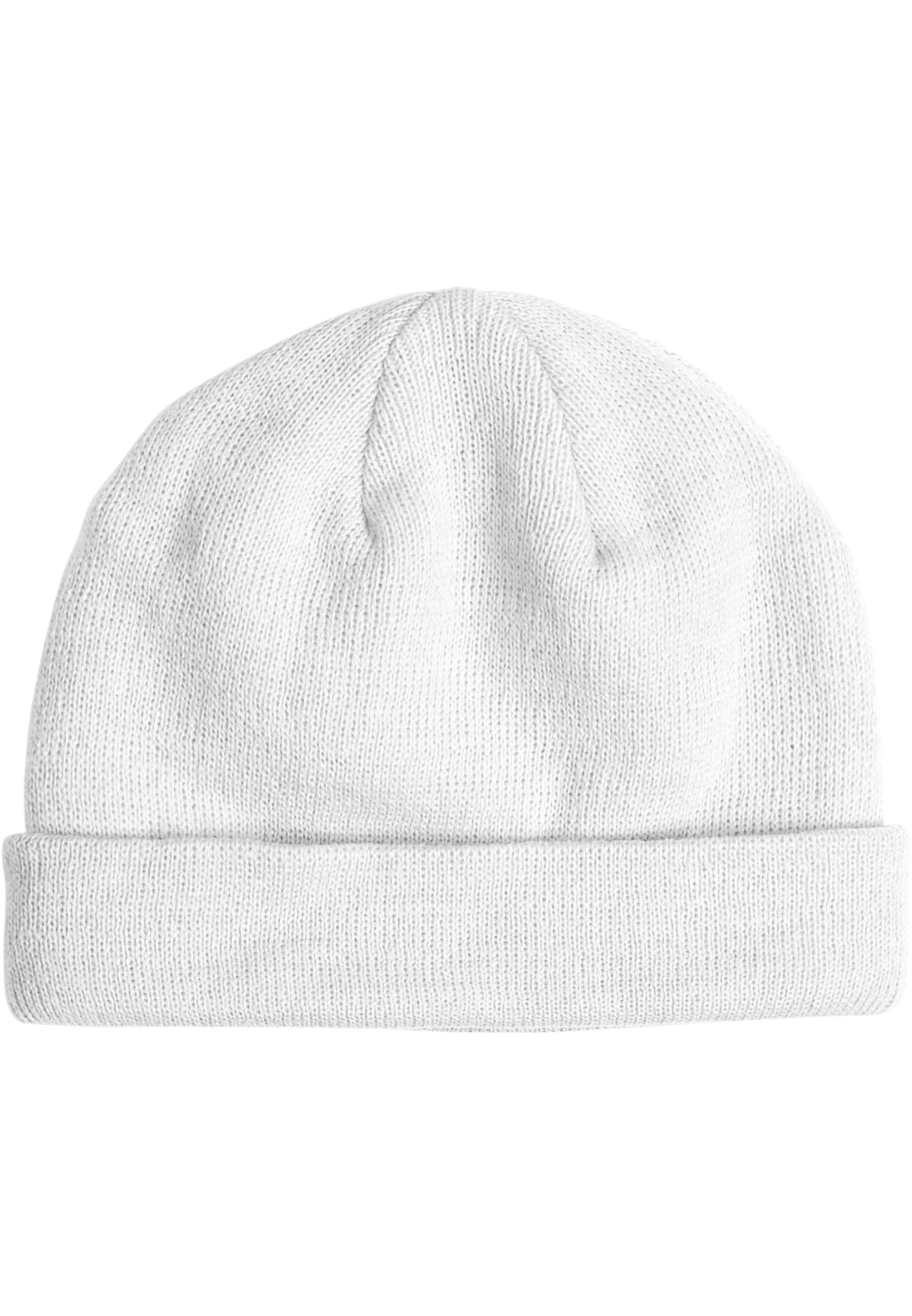 Short Cuff Knit Beanie white one size - workoutbrands.com