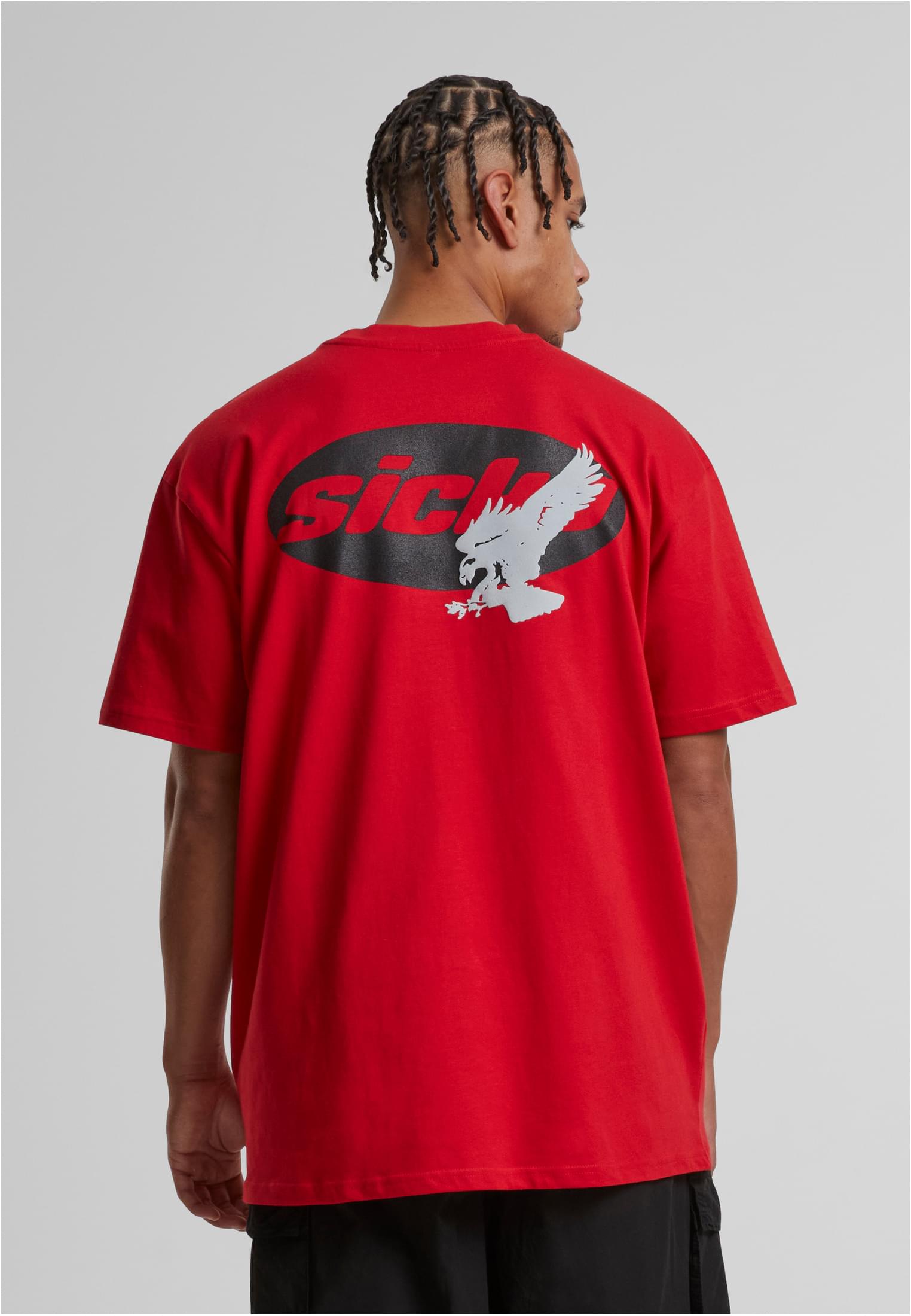 Sick Eagle Heavy Oversize Tee cityred XXL - workoutbrands.com