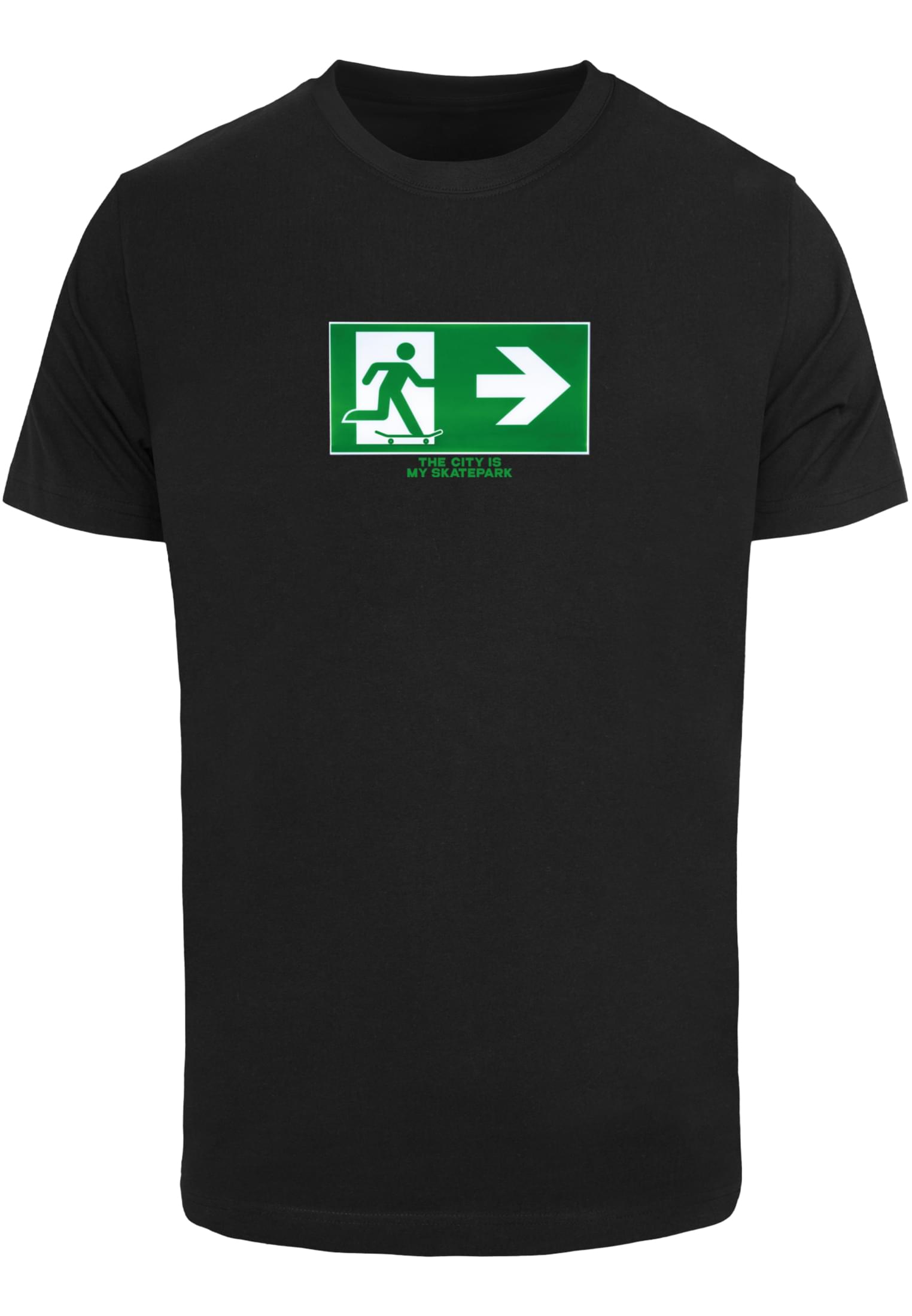 Skate Exit Tee black XXL - workoutbrands.com