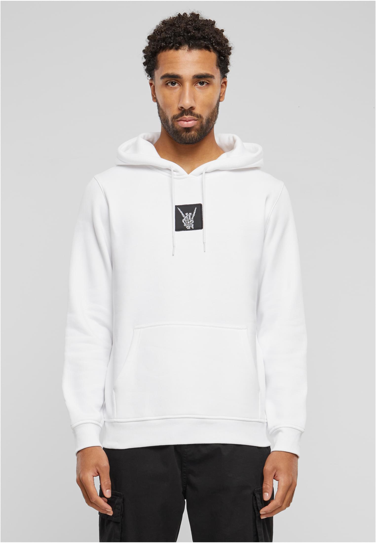 Skelett Patch Hoody white XXL - workoutbrands.com