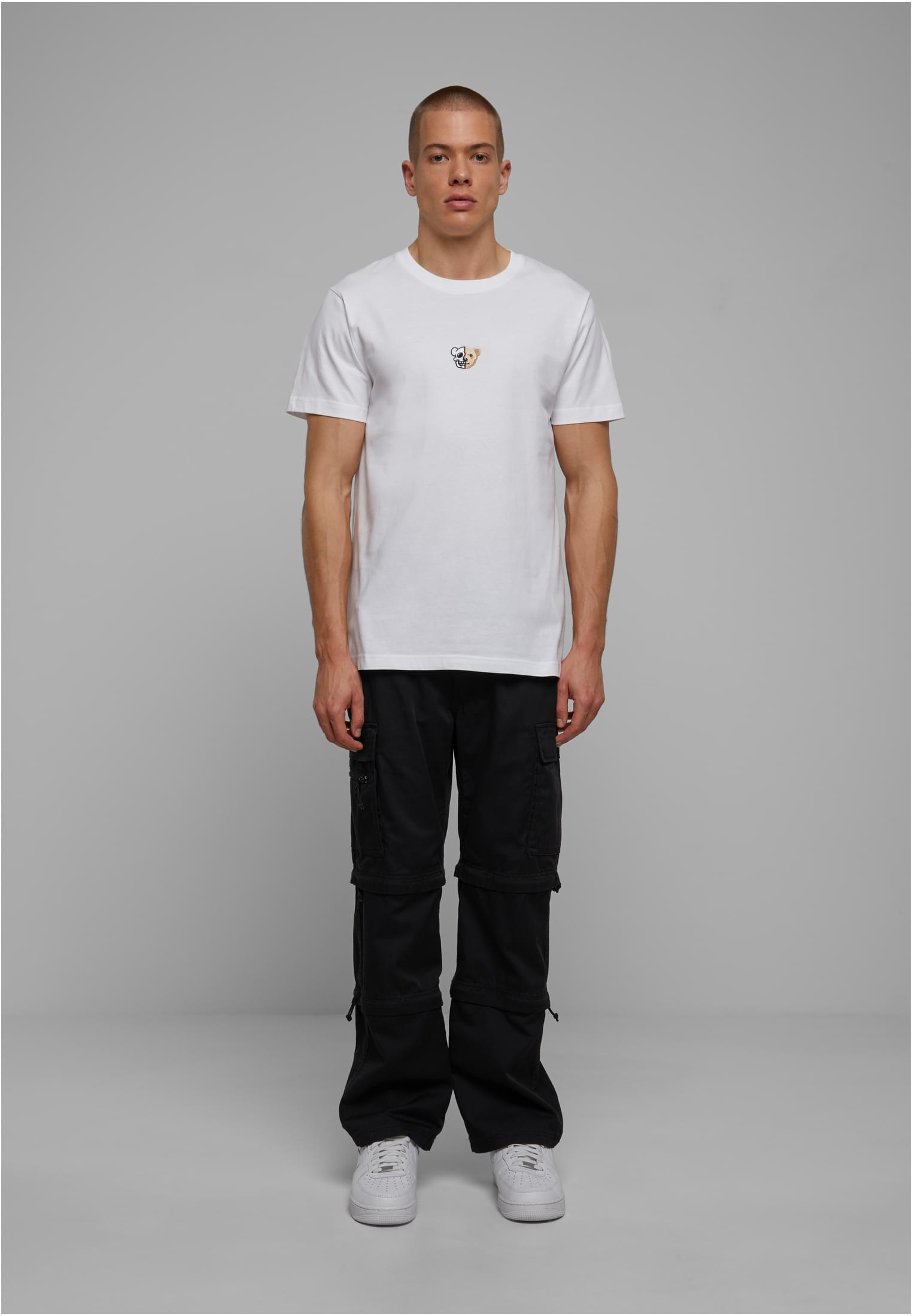 Skull Bear EMB Tee white XXL - workoutbrands.com