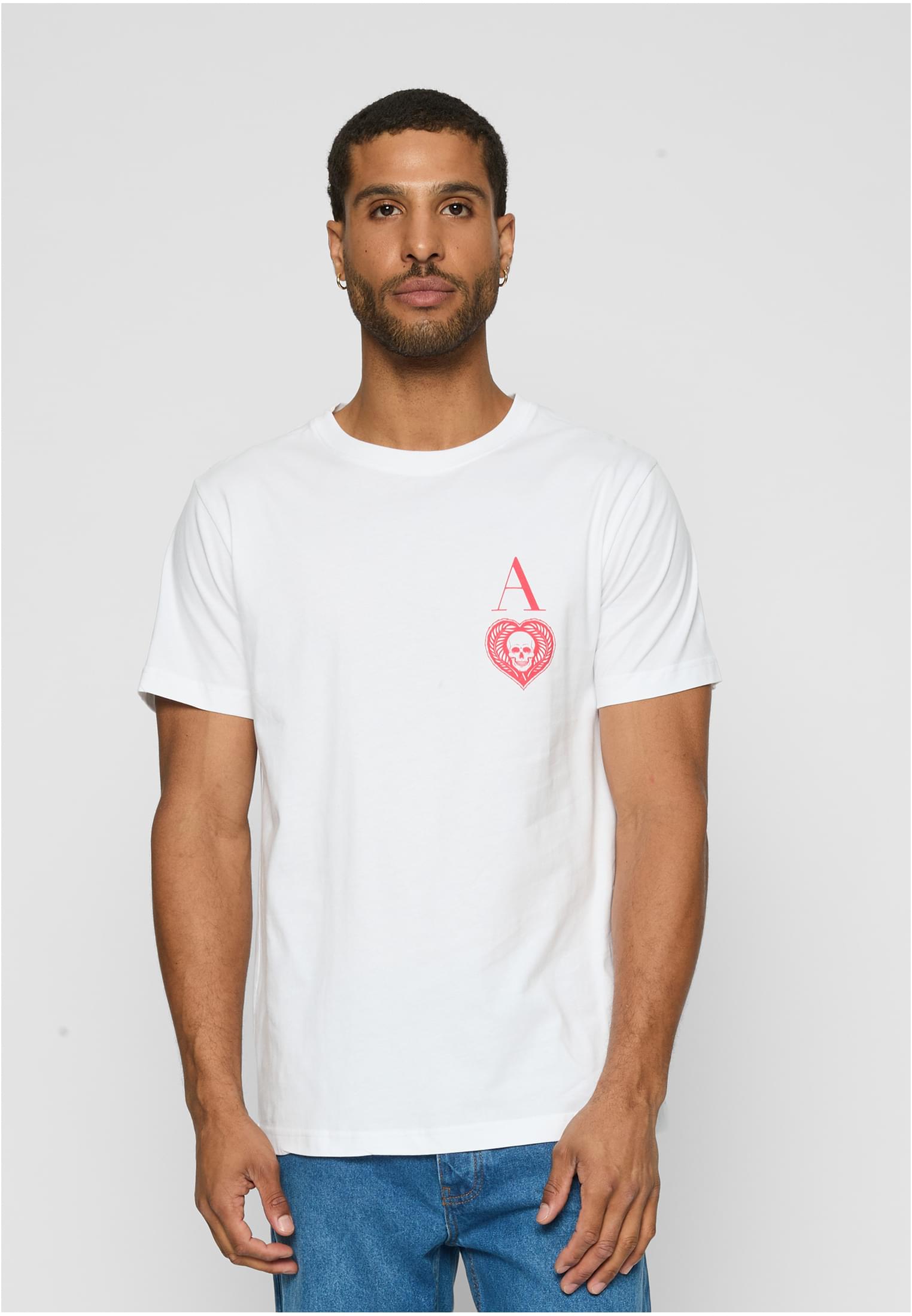 Skull Heart Tee white XXL - workoutbrands.com