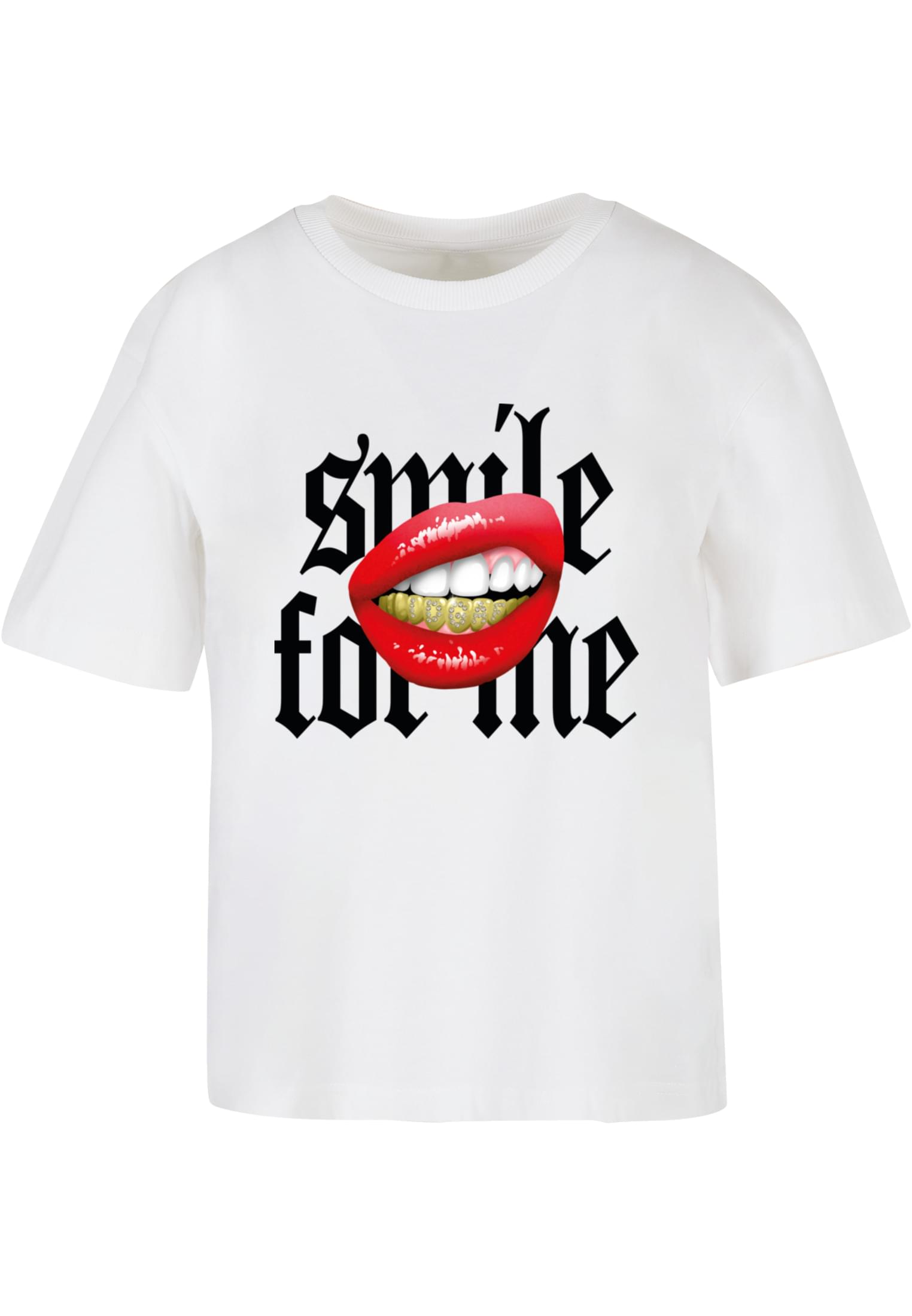 Smile For Me Tee white XXL - workoutbrands.com