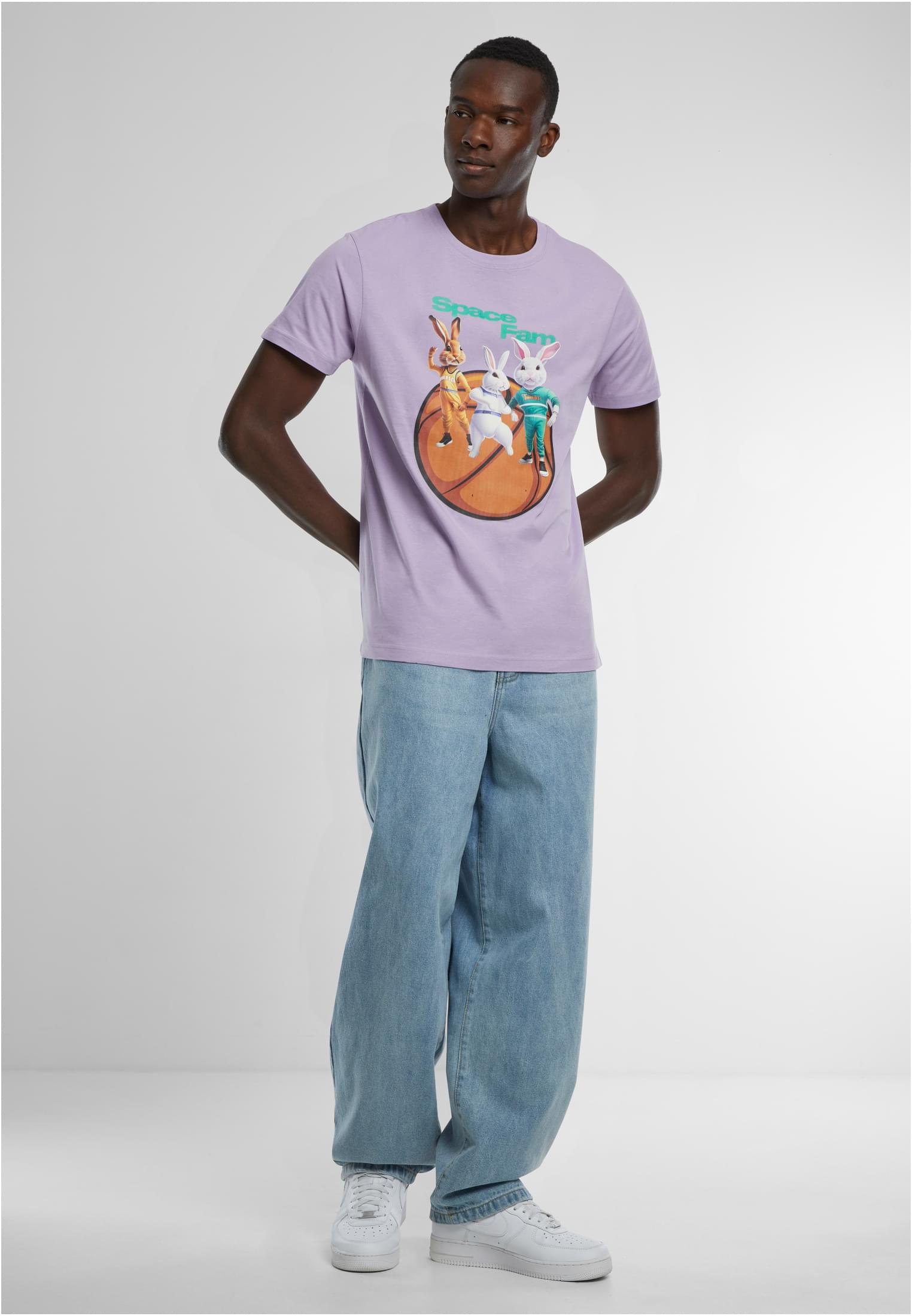 Space Fam Tee lilac XXL - workoutbrands.com