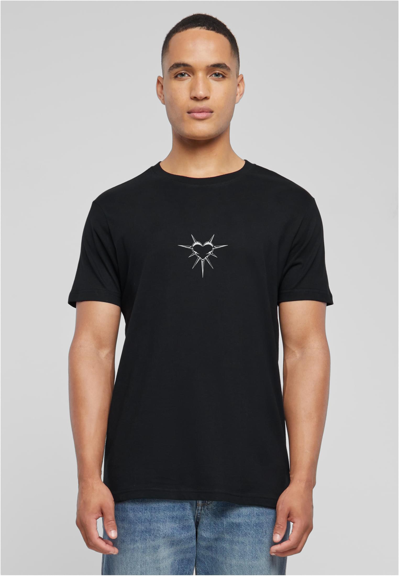 Spike Heart EMB Tee black XXL - workoutbrands.com