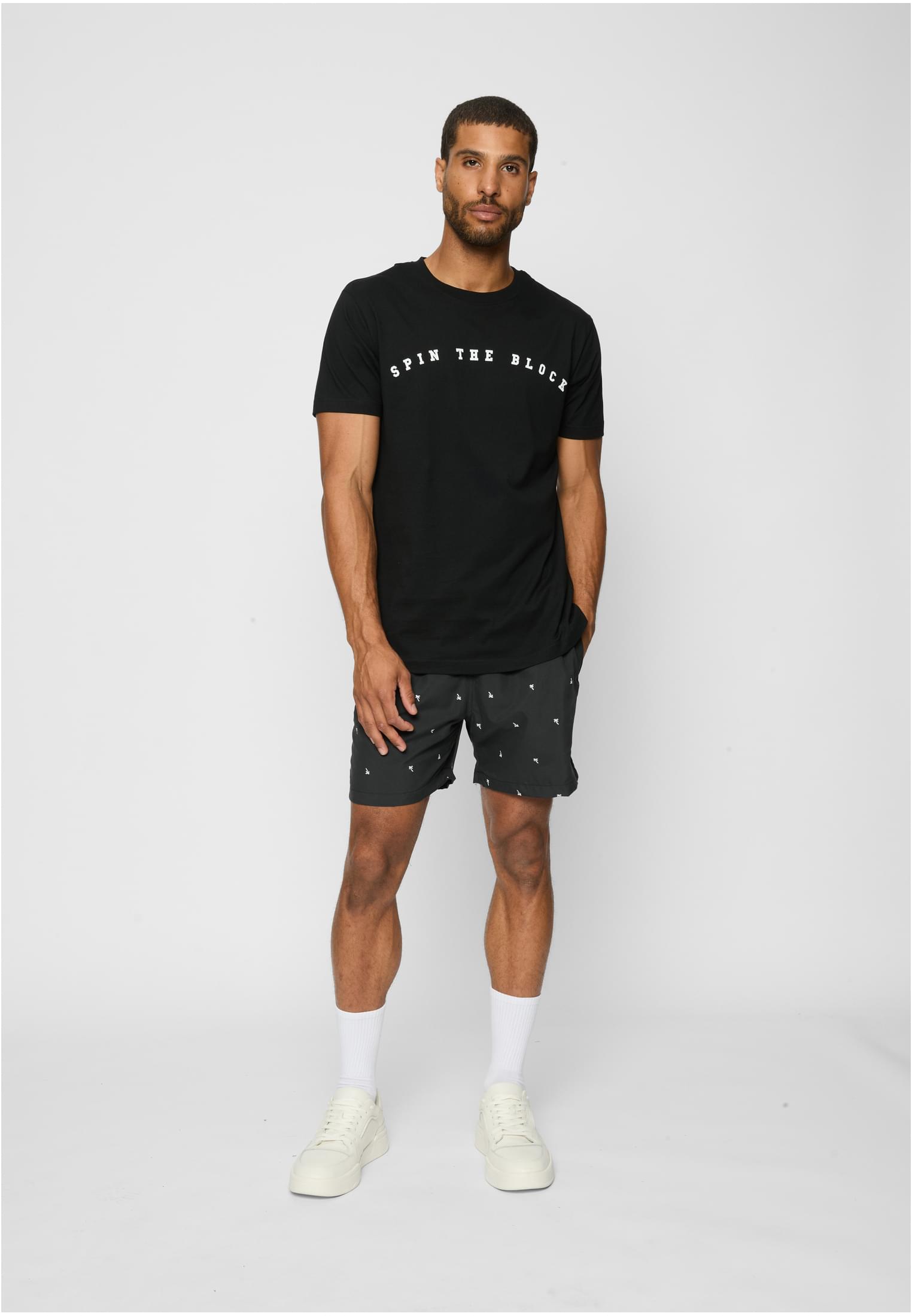 Spin the Block Tee black XXL - workoutbrands.com