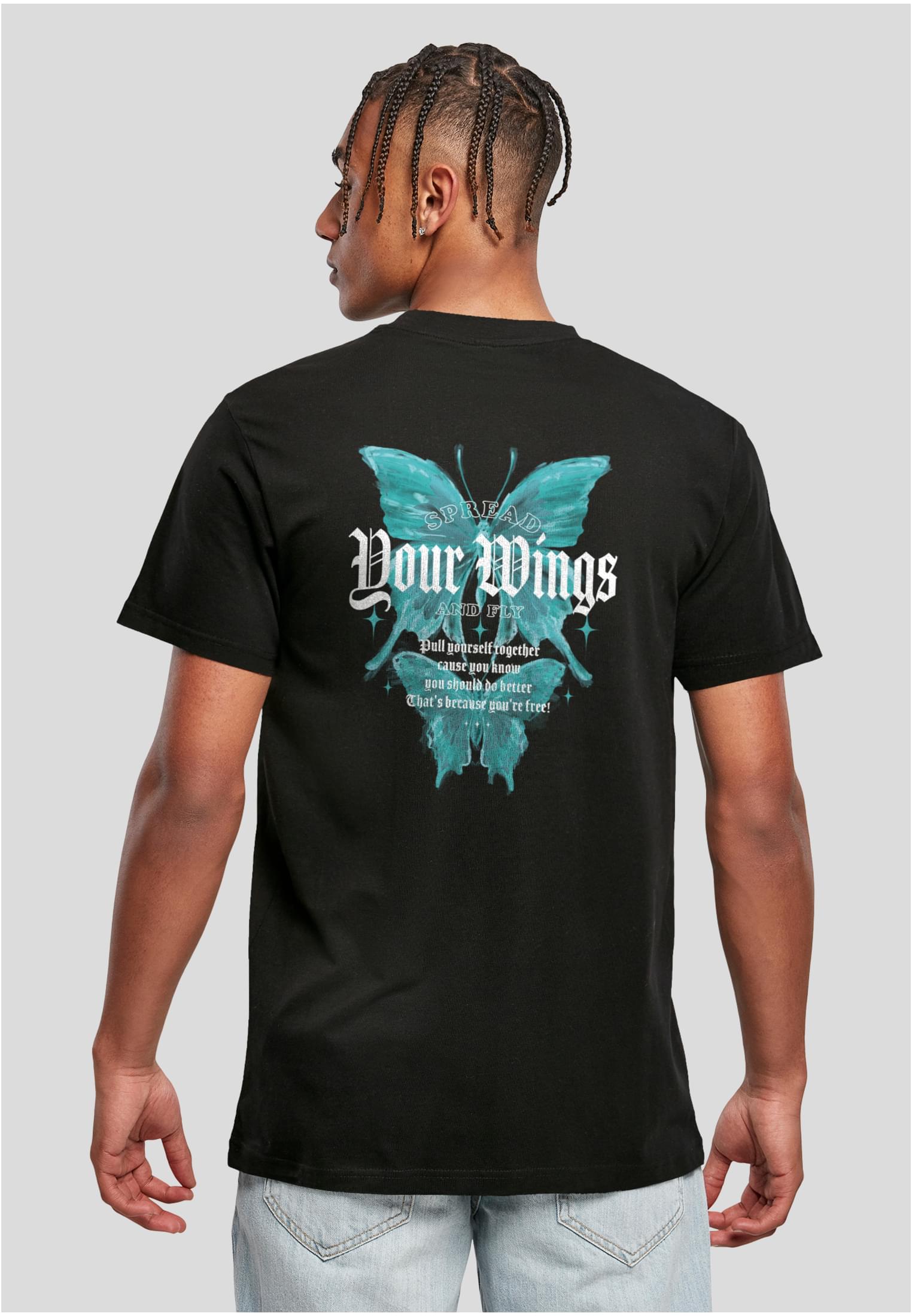 Spread Your Wings And Fly Tee black XXL - workoutbrands.com