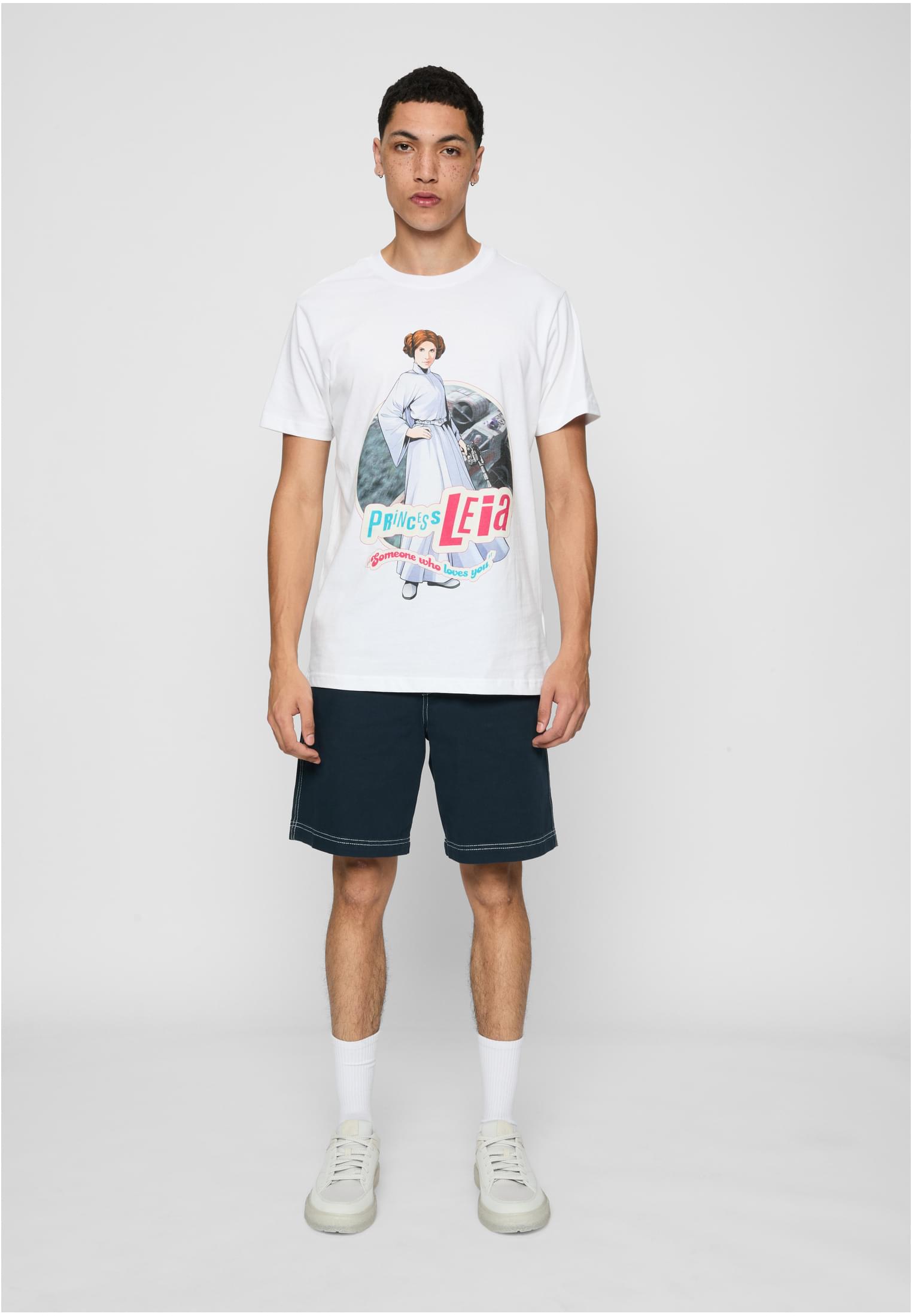 Star Wars Leia Logo Tee white XXL - workoutbrands.com