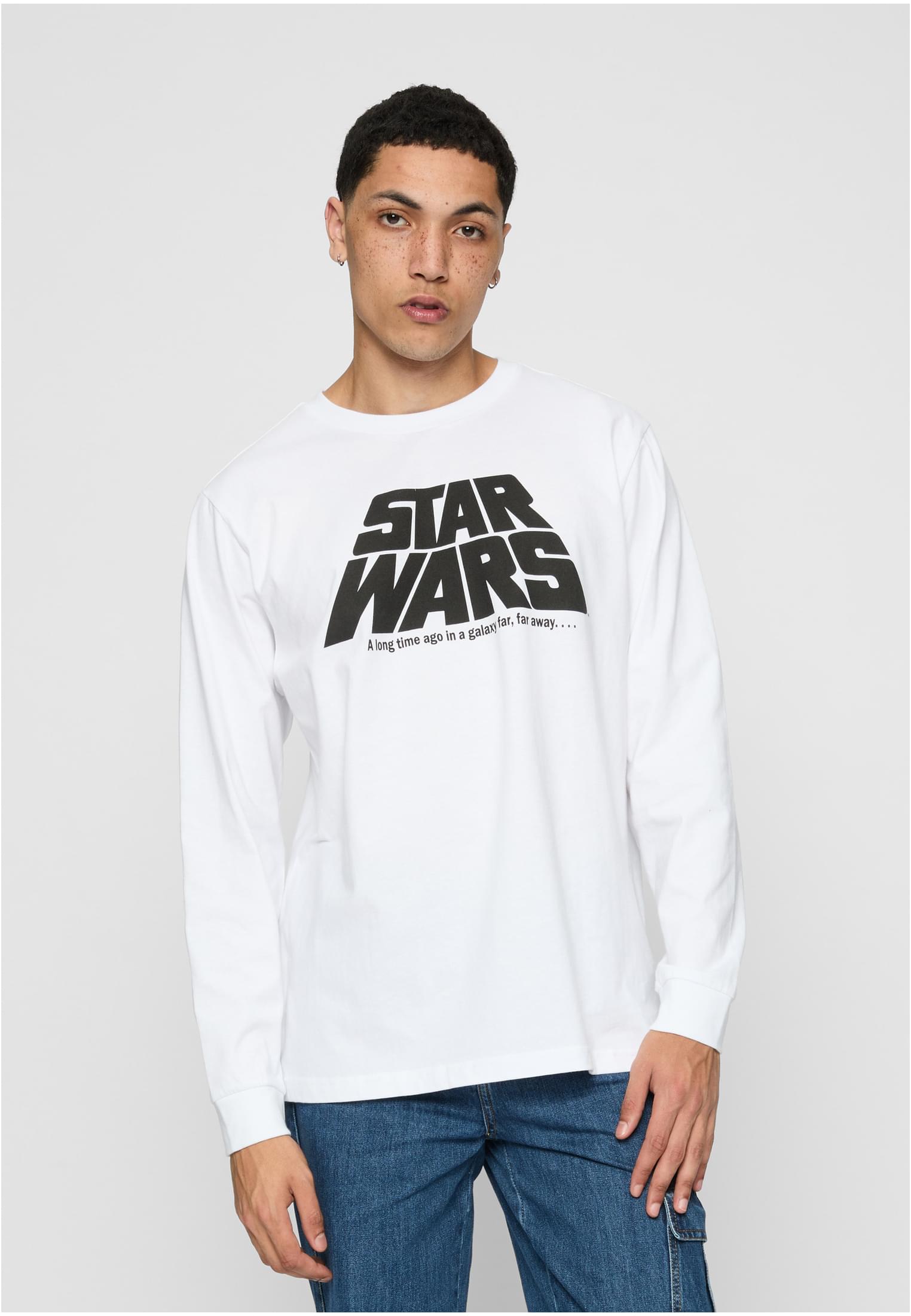 Star Wars Photo Collage Longsleeve white XXL - workoutbrands.com