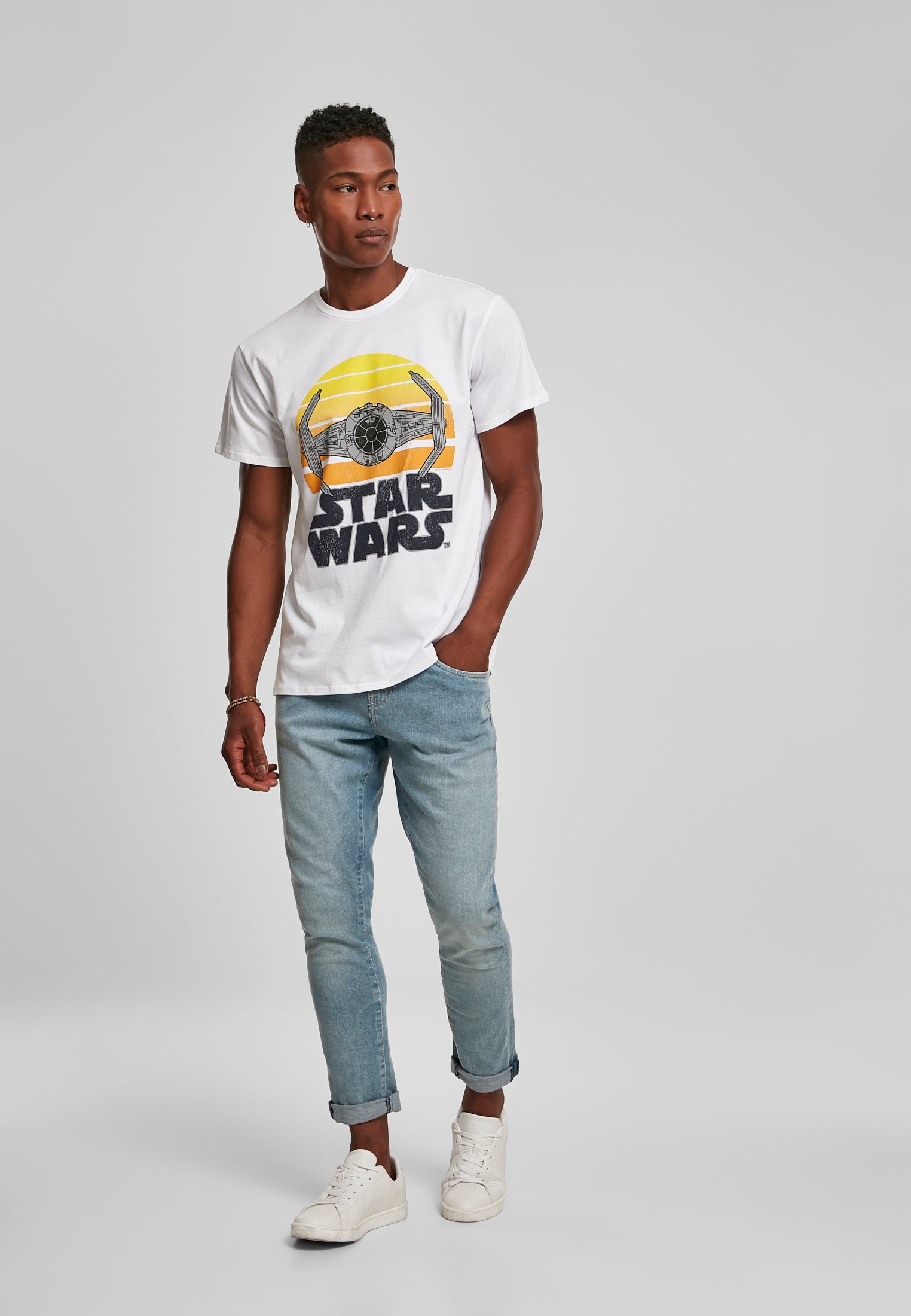 Star Wars Sunset Tee white XXL - workoutbrands.com