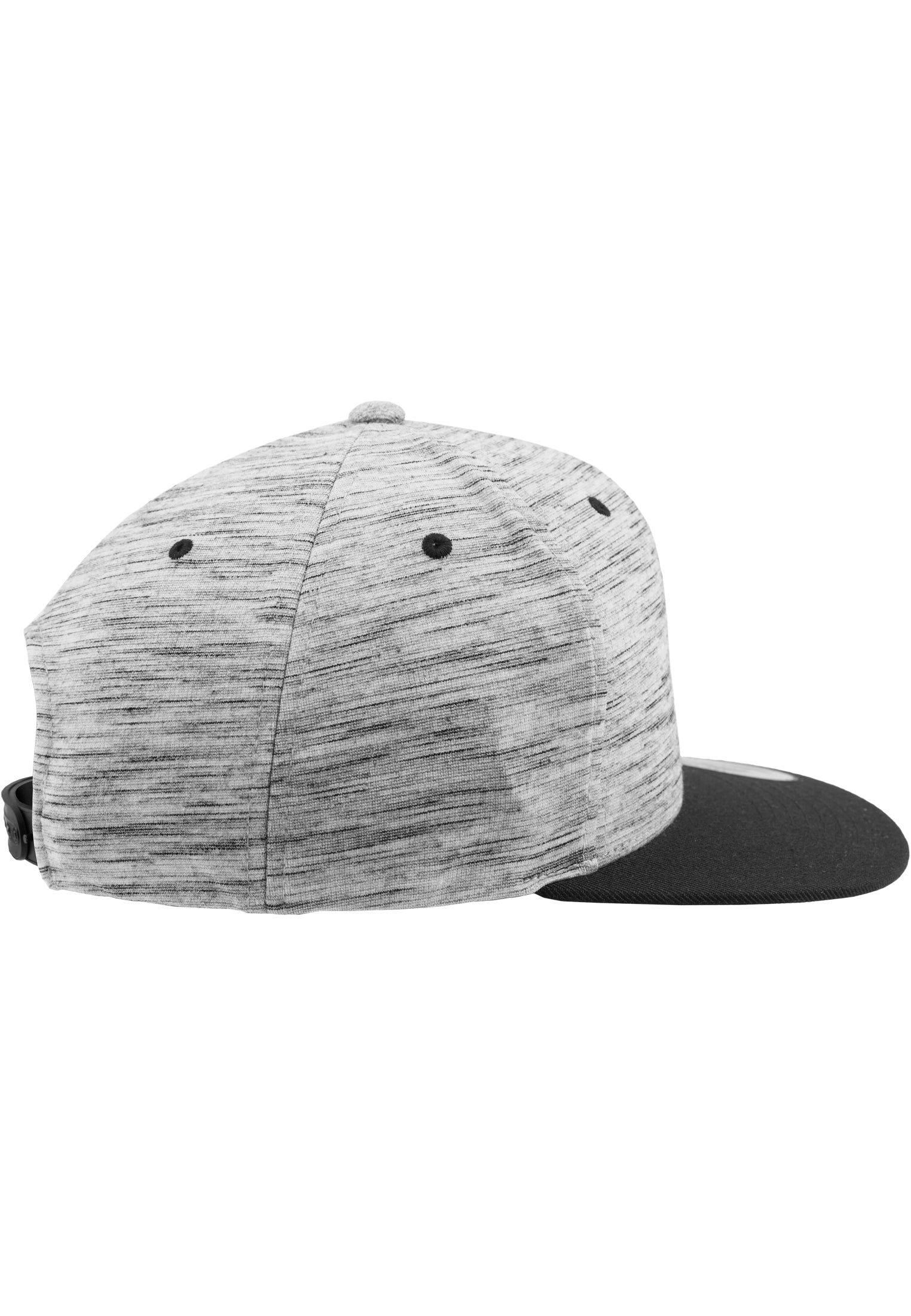 Stripes Melange Crown Snapback One Size - workoutbrands.com