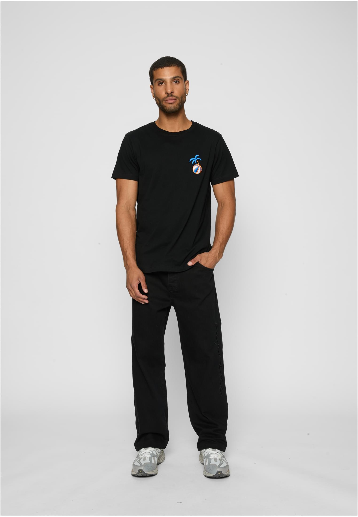 Summer Basketball Tee EMB black XXL - workoutbrands.com