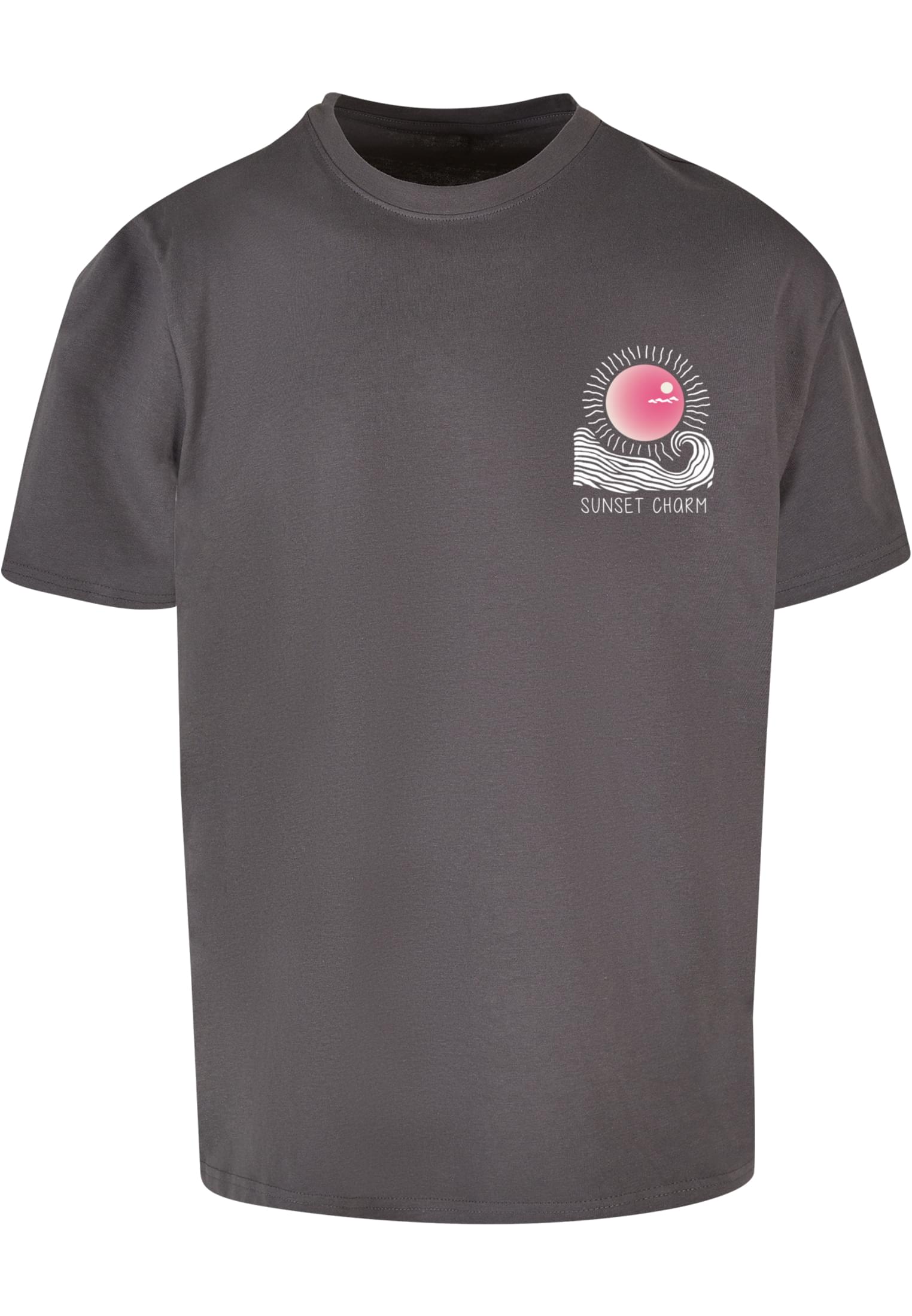 Sunset Charm Oversized T-shirt violablue XXL - workoutbrands.com